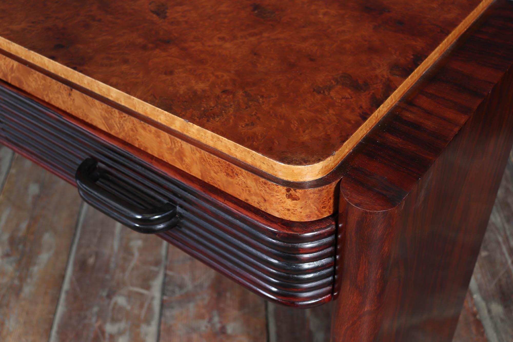 Italian Art Deco Console Table For Sale 8