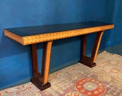 Italian Art Deco Console Tables Attributed to Osvaldo Borsani, 1940