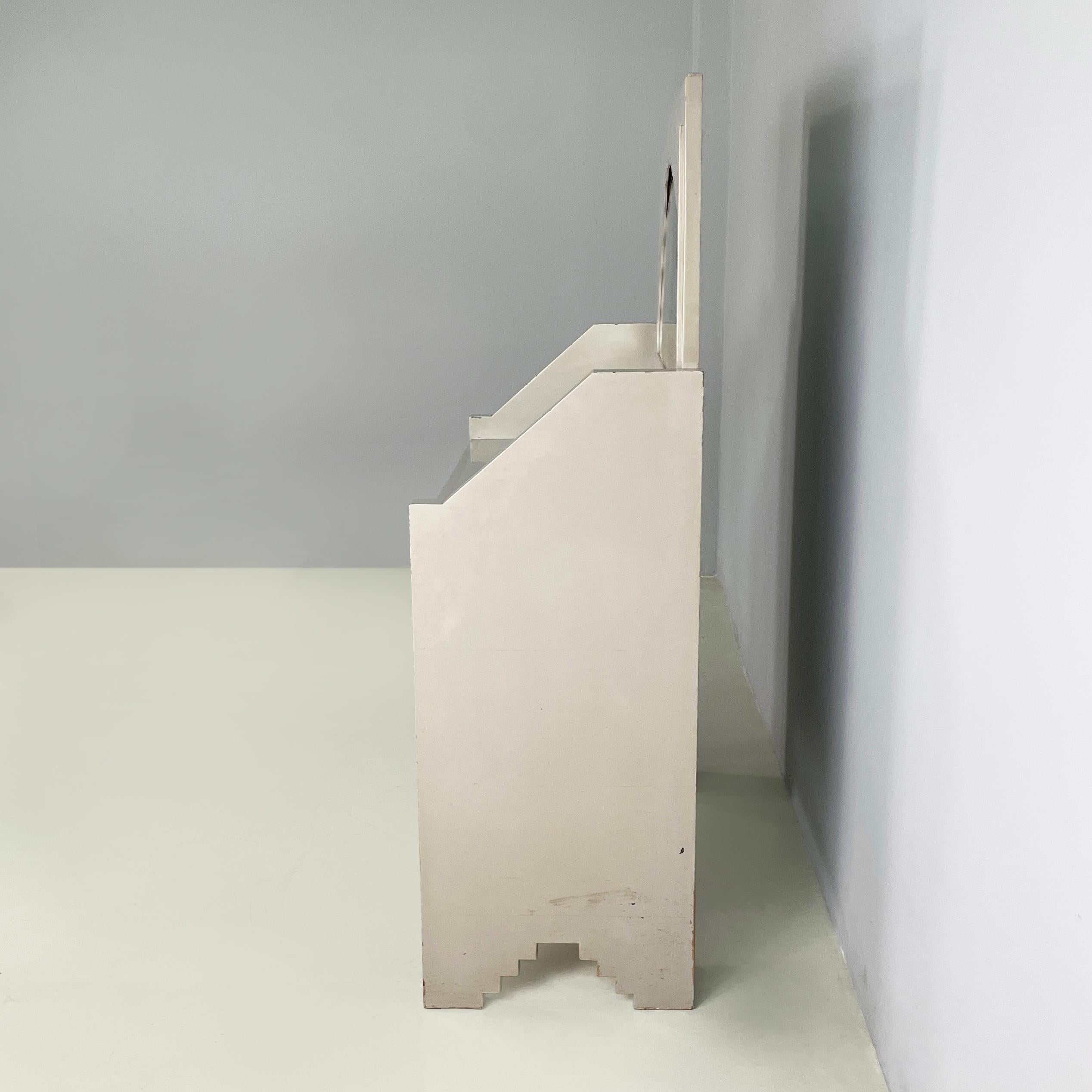 Italienische Konsole mit Spiegel von Gino Maggioni Atelier Borsani Varedo, 1920-1930er Jahre im Zustand „Relativ gut“ im Angebot in MIlano, IT