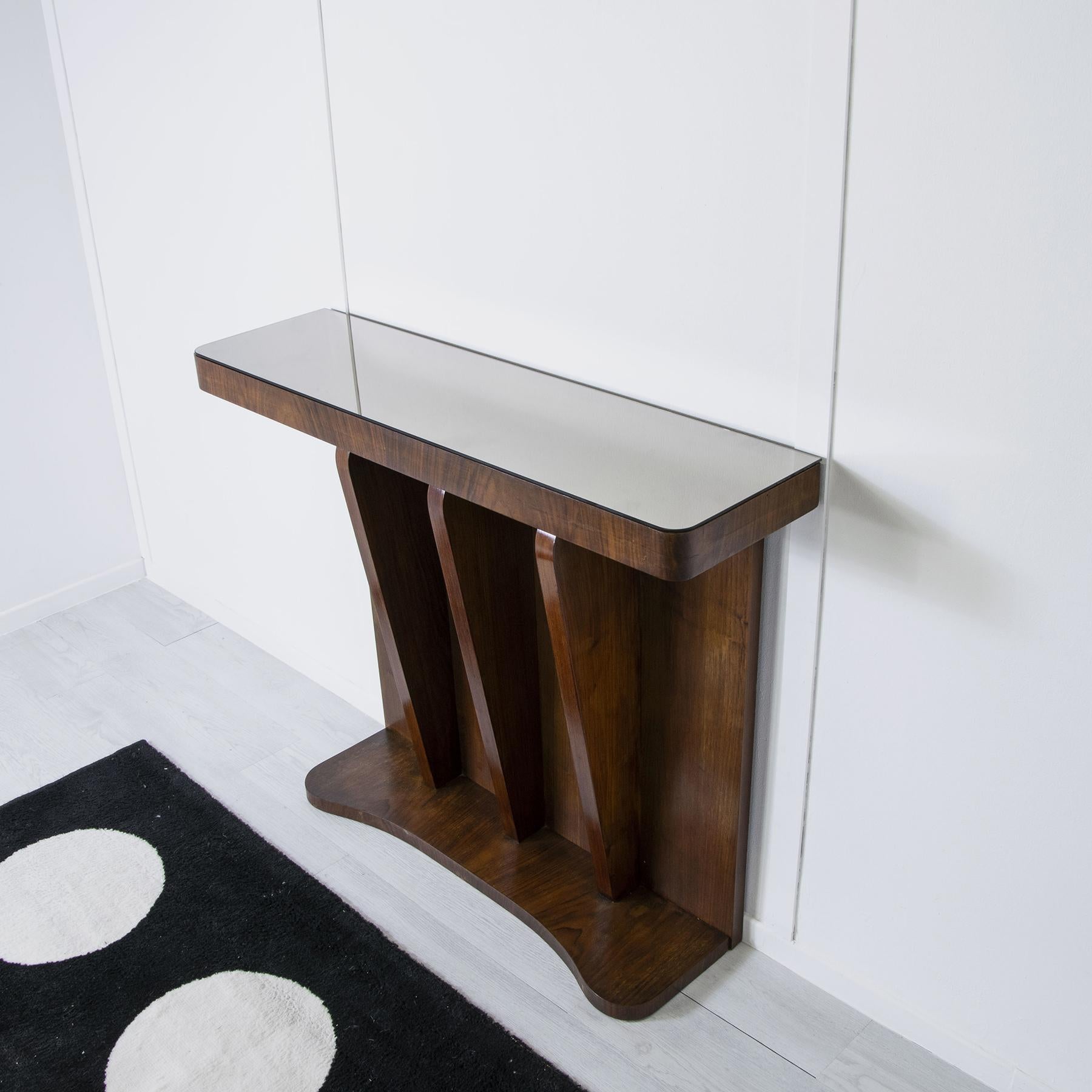 Italian art deco consolle late 30s. Gio Ponti school 1