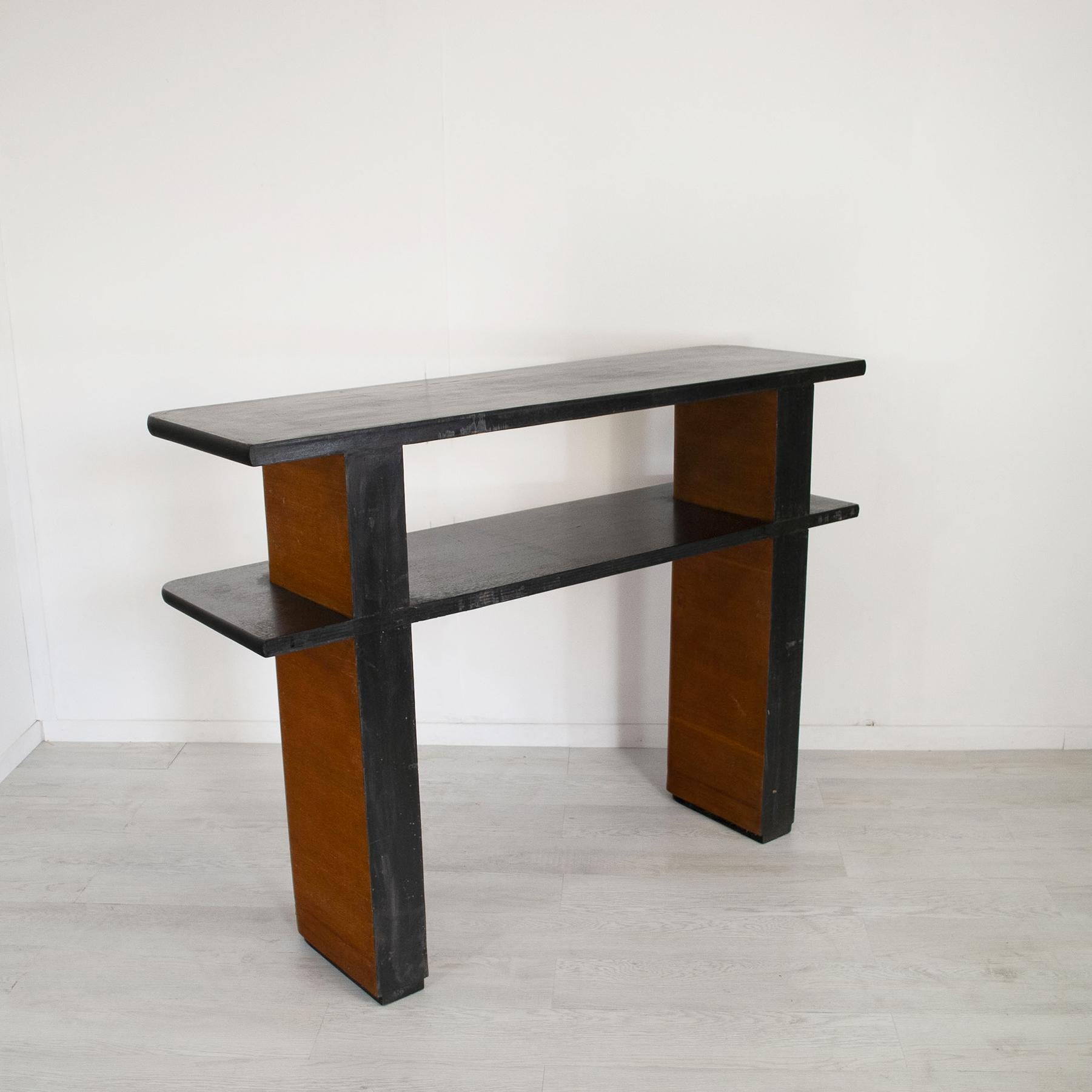 Italienische Art-Déco-Konsole Ende der 40er Jahre. im Zustand „Gut“ im Angebot in bari, IT