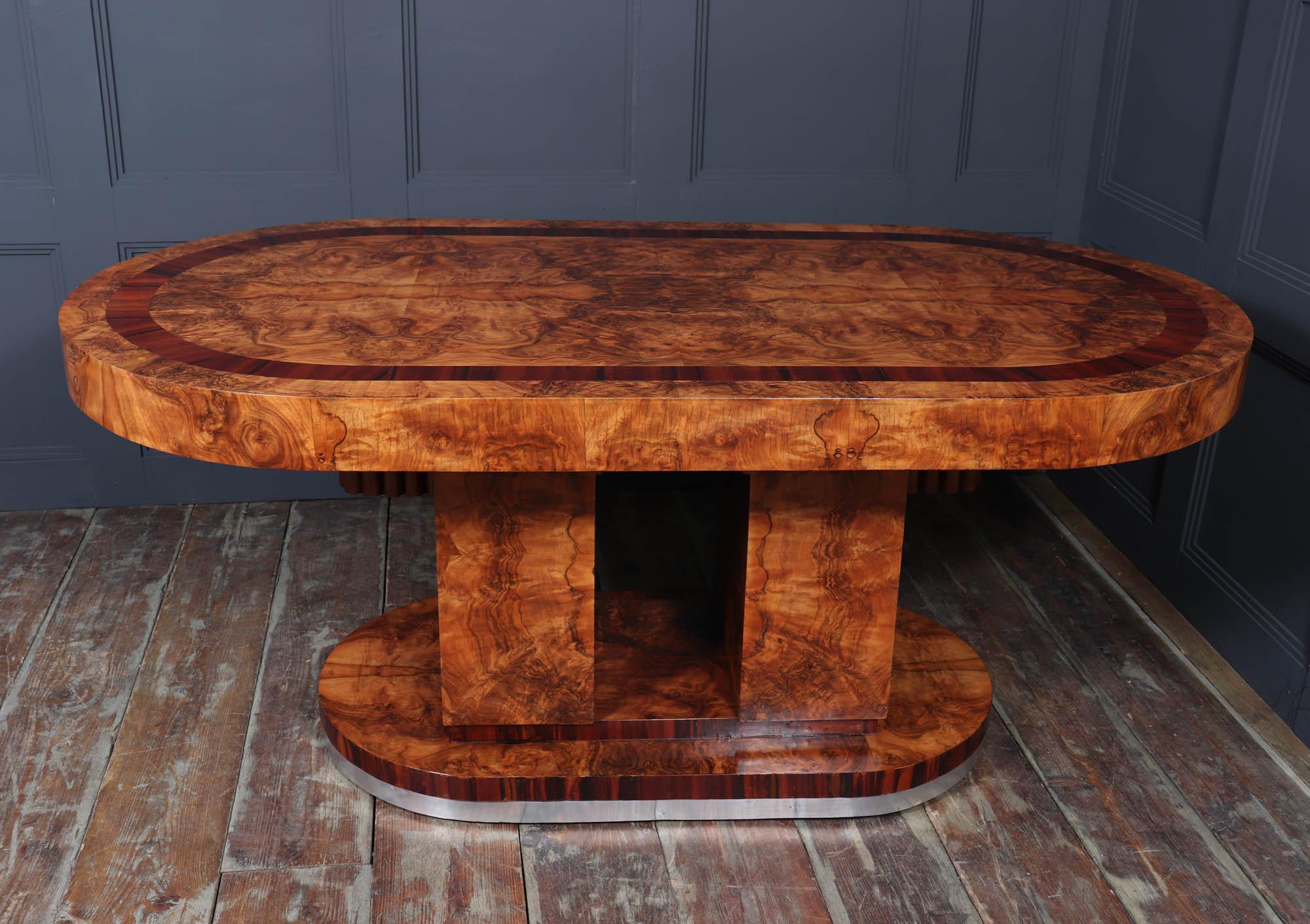 Table de salle à manger art déco italienne en vente 8
