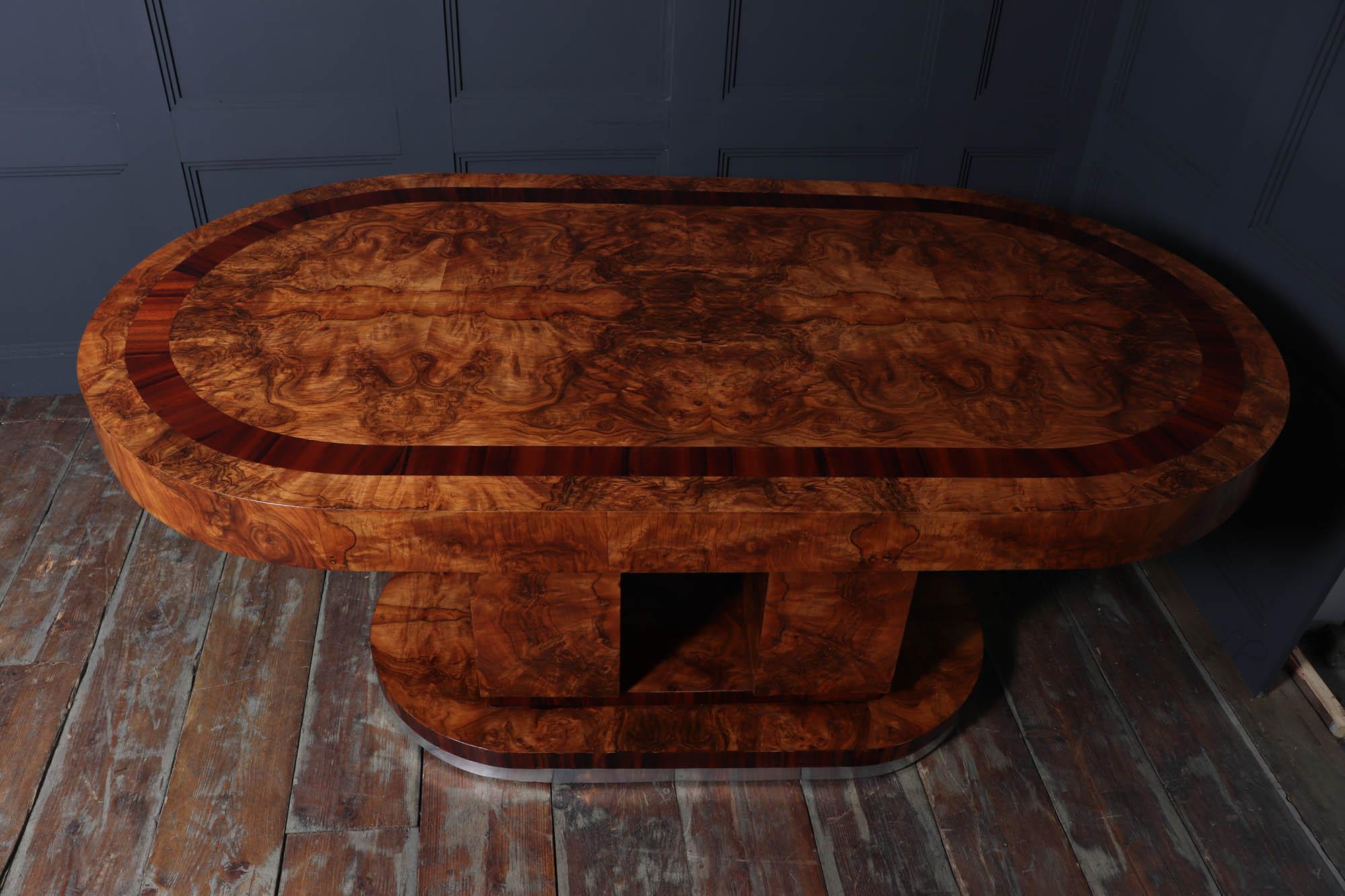 Table de salle à manger art déco italienne en vente 9