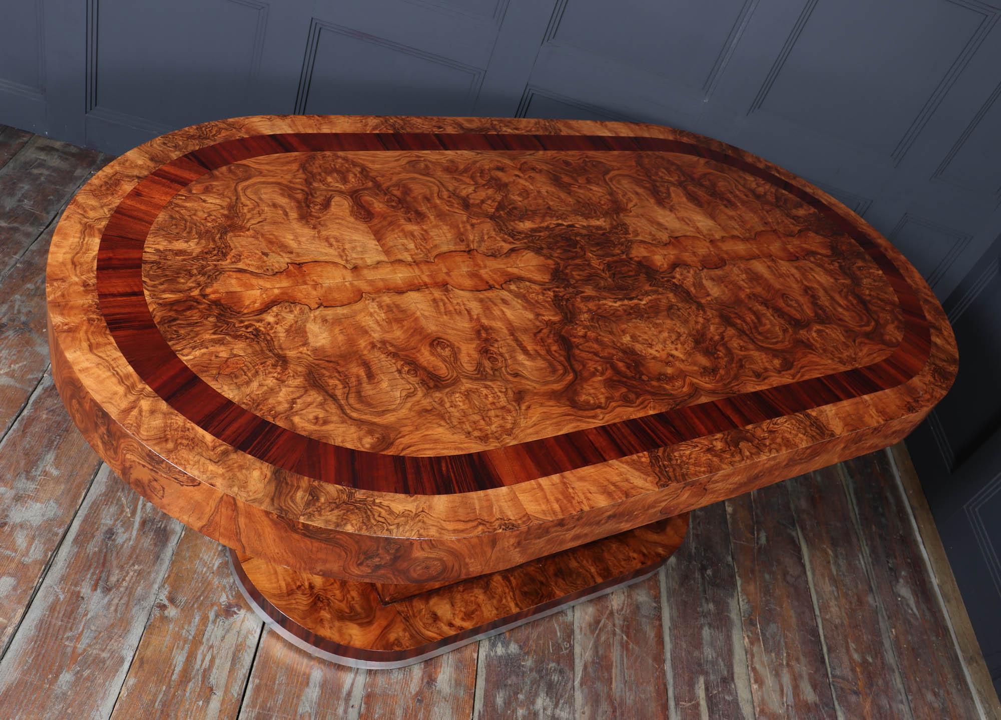 Table de salle à manger art déco italienne en vente 1