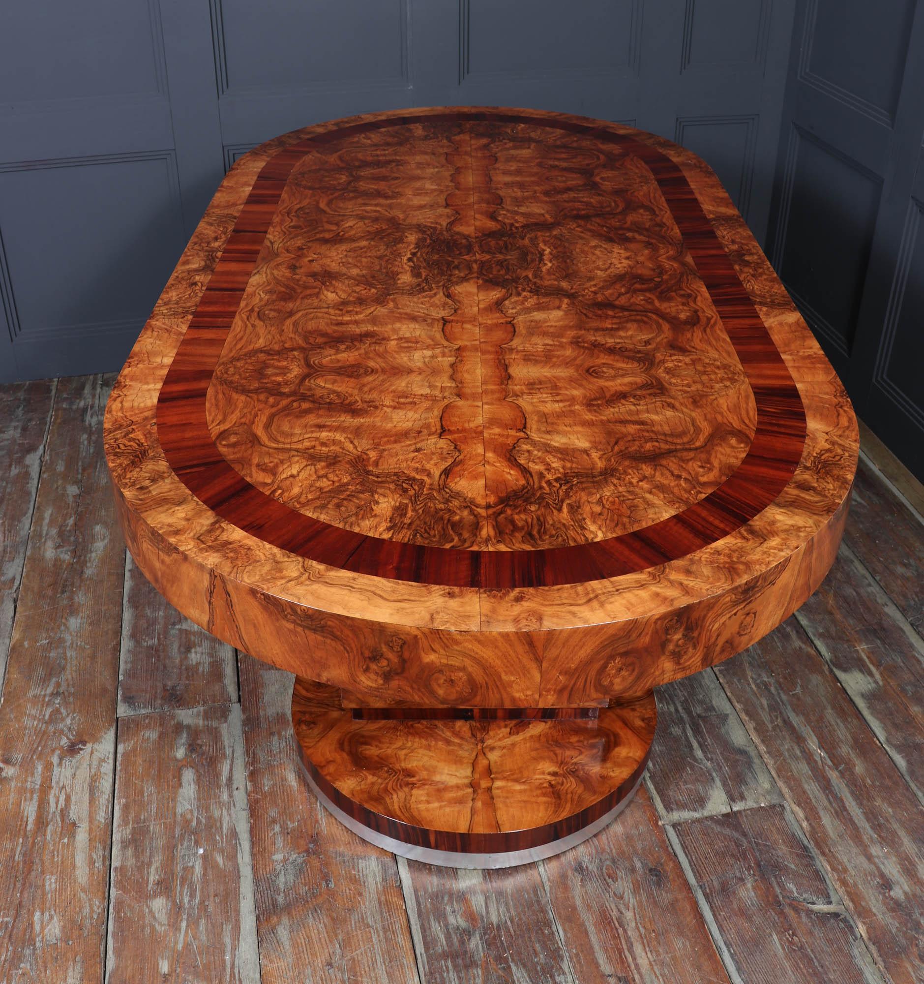 Table de salle à manger art déco italienne en vente 2