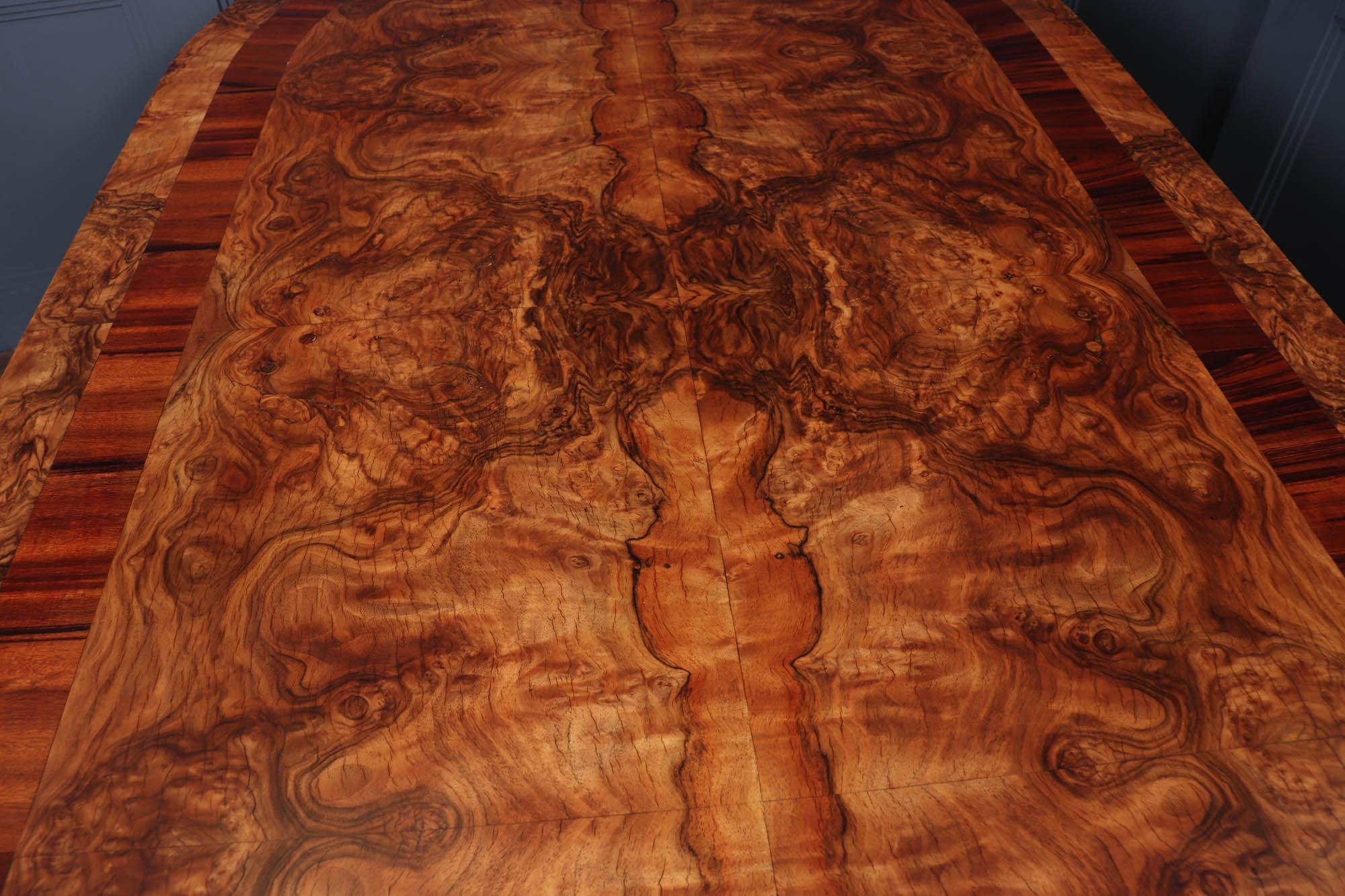 Table de salle à manger art déco italienne en vente 3