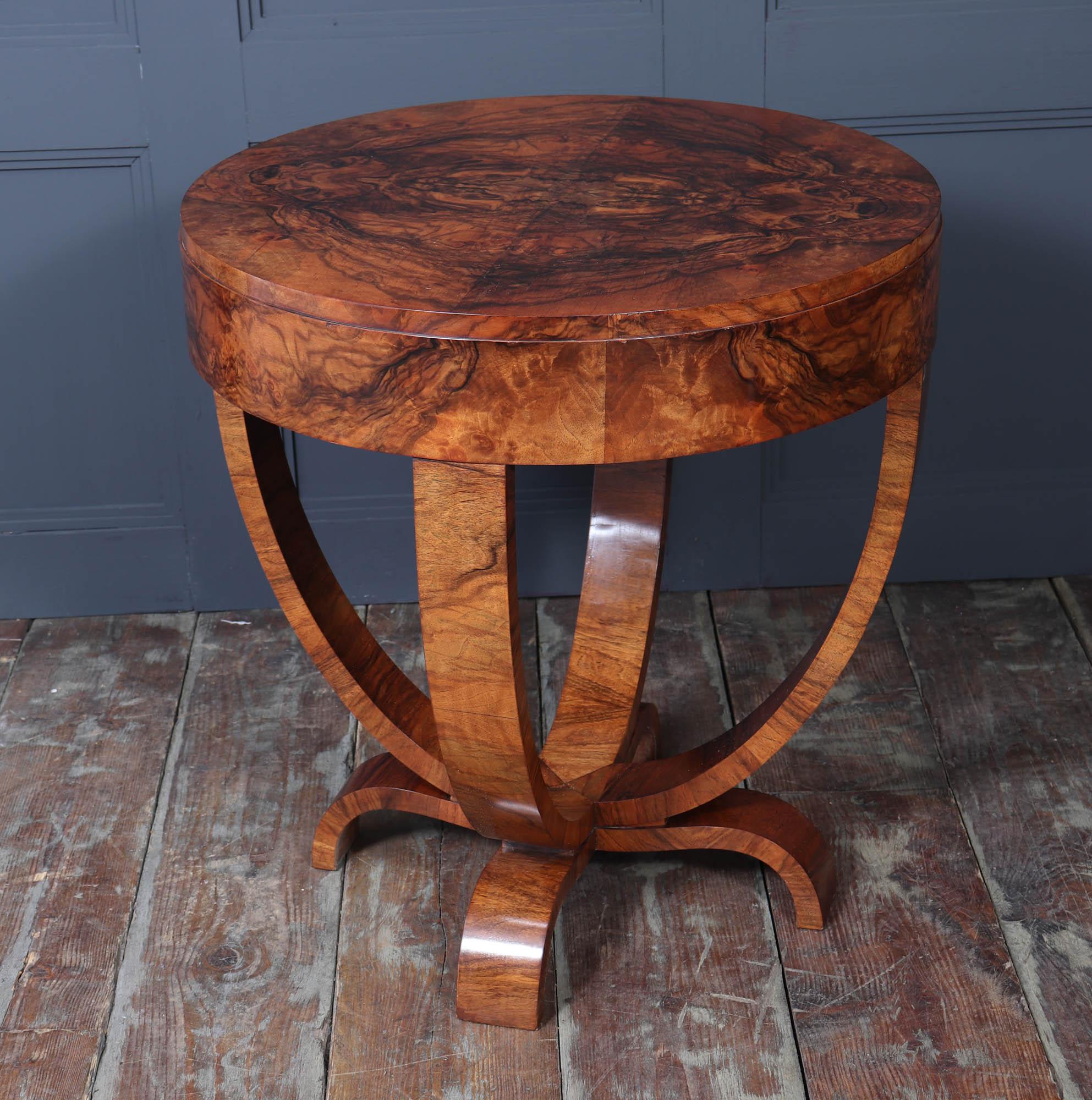 Italian Art Deco Drum Side table 8