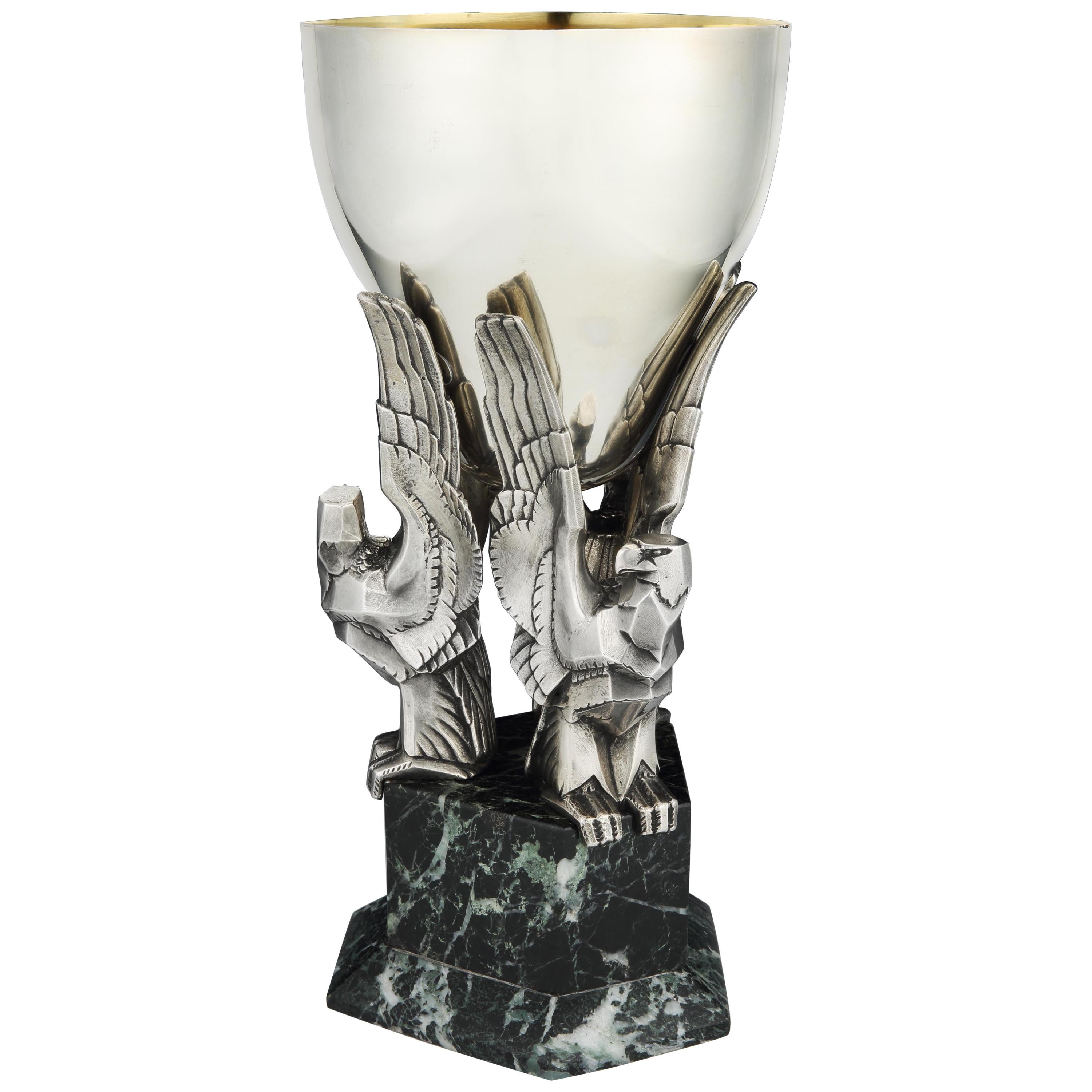 Italian Art Deco 'Eagle' trophy
