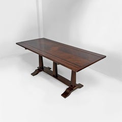 Italian art deco extending wooden console, 1970s