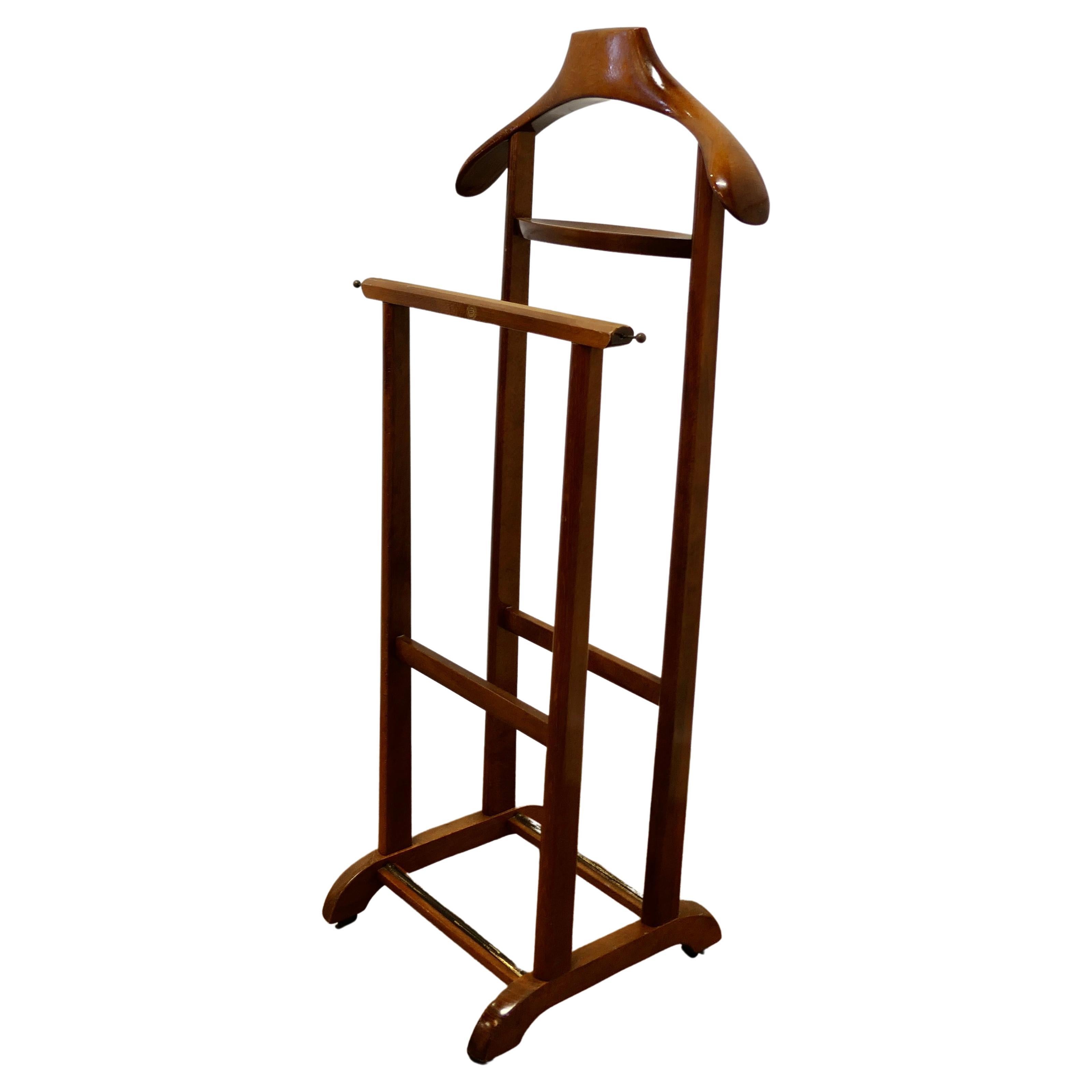 Italian Art Deco Gentleman’s Suit Hanger or Night Stand, the Versatile Valet