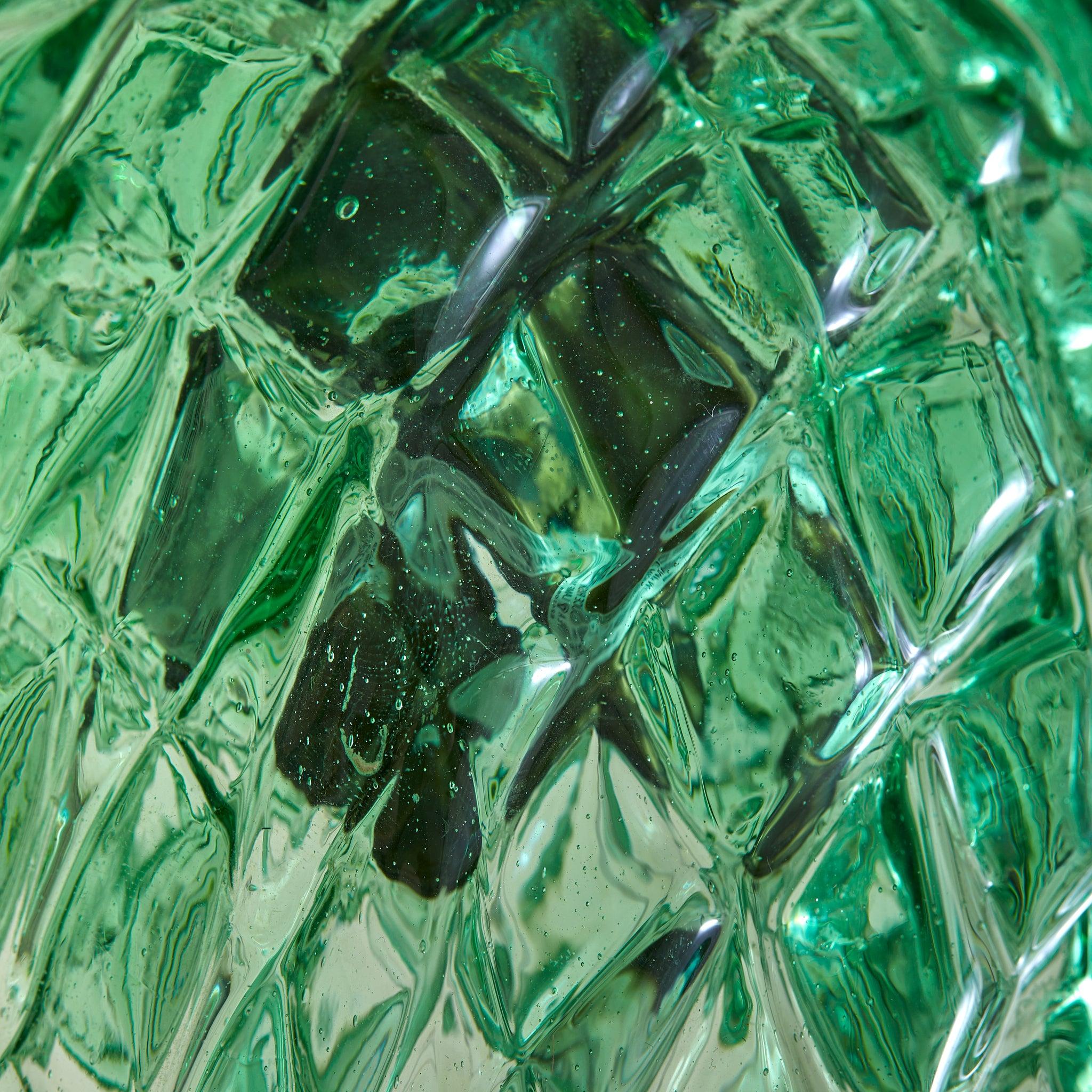 Colgante italiano Art Déco de cristal de Murano verde atribuido a Barovier & Toso, años 30 en venta 2