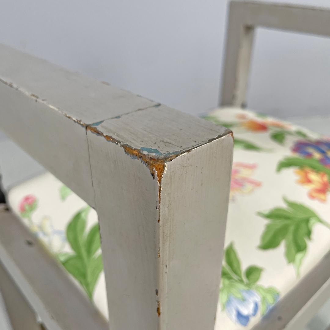 Graue Hocker im italienischen Art déco-Stil von Gino Maggioni für Atelier Borsani Varedo, 1930er Jahre im Angebot 11