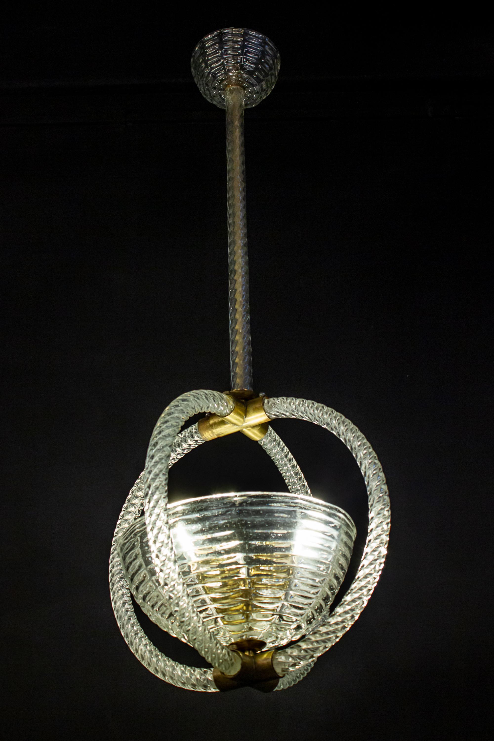 Italian Art Deco Lantern by Barovier, 1940 3