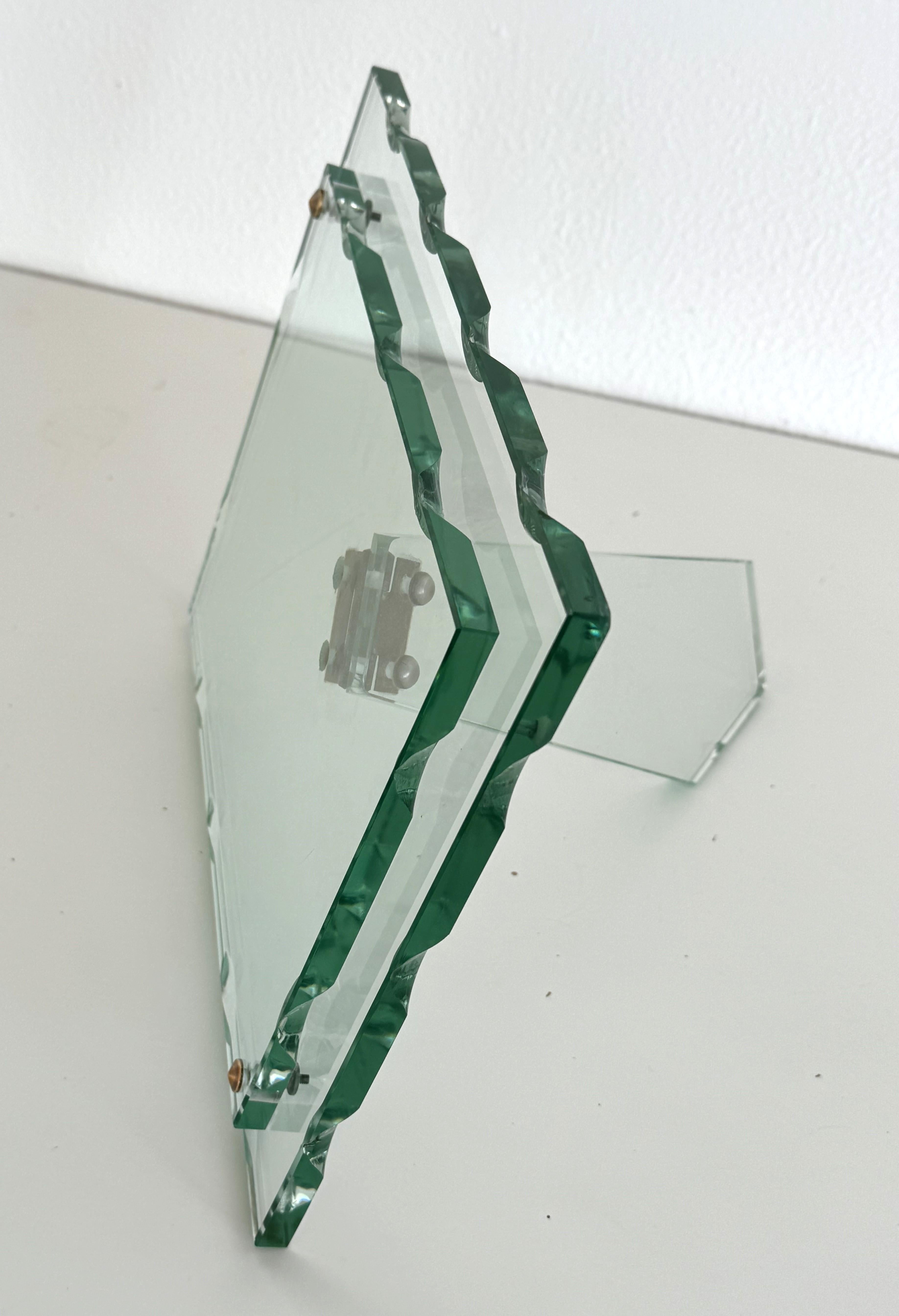 Cornice in cristallo Art Deco italiana di grandi dimensioni, anni '40 in vendita 3
