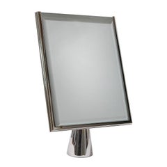 Italian Photo Frame Enameled Silver , Patience Pink