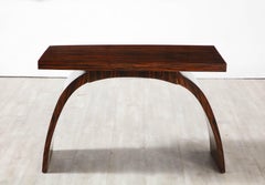 Italian Art Deco Macassar Ebony Coffee Table, circa 1930