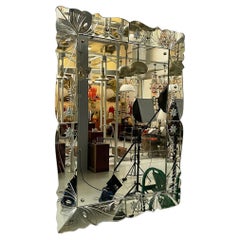 Italian Art Deco mirror by Luigi Brusotti for La Permanente Mobili, 1940s