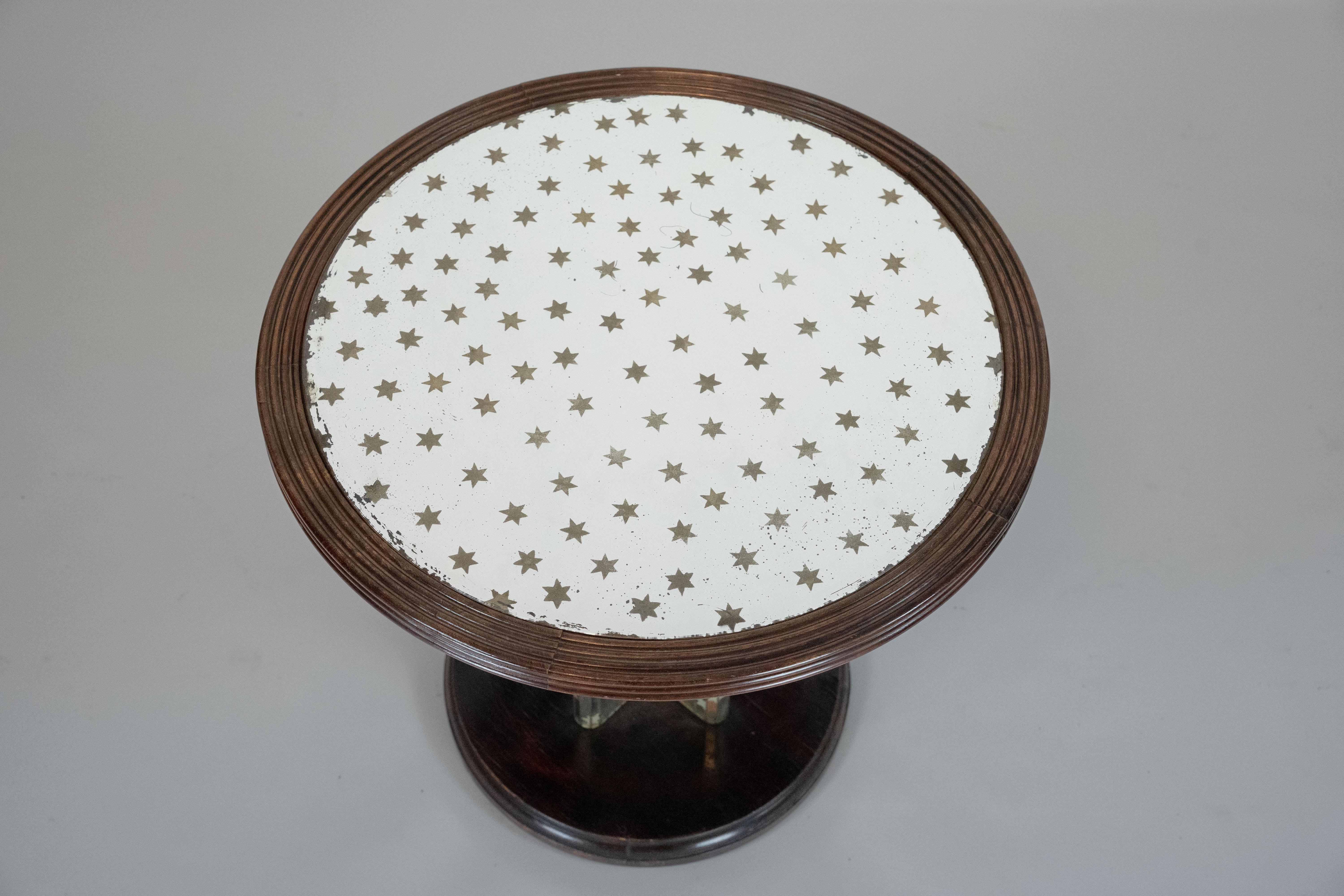 Art déco Table d'appoint italienne Art Deco Mirror des années 1930 en vente