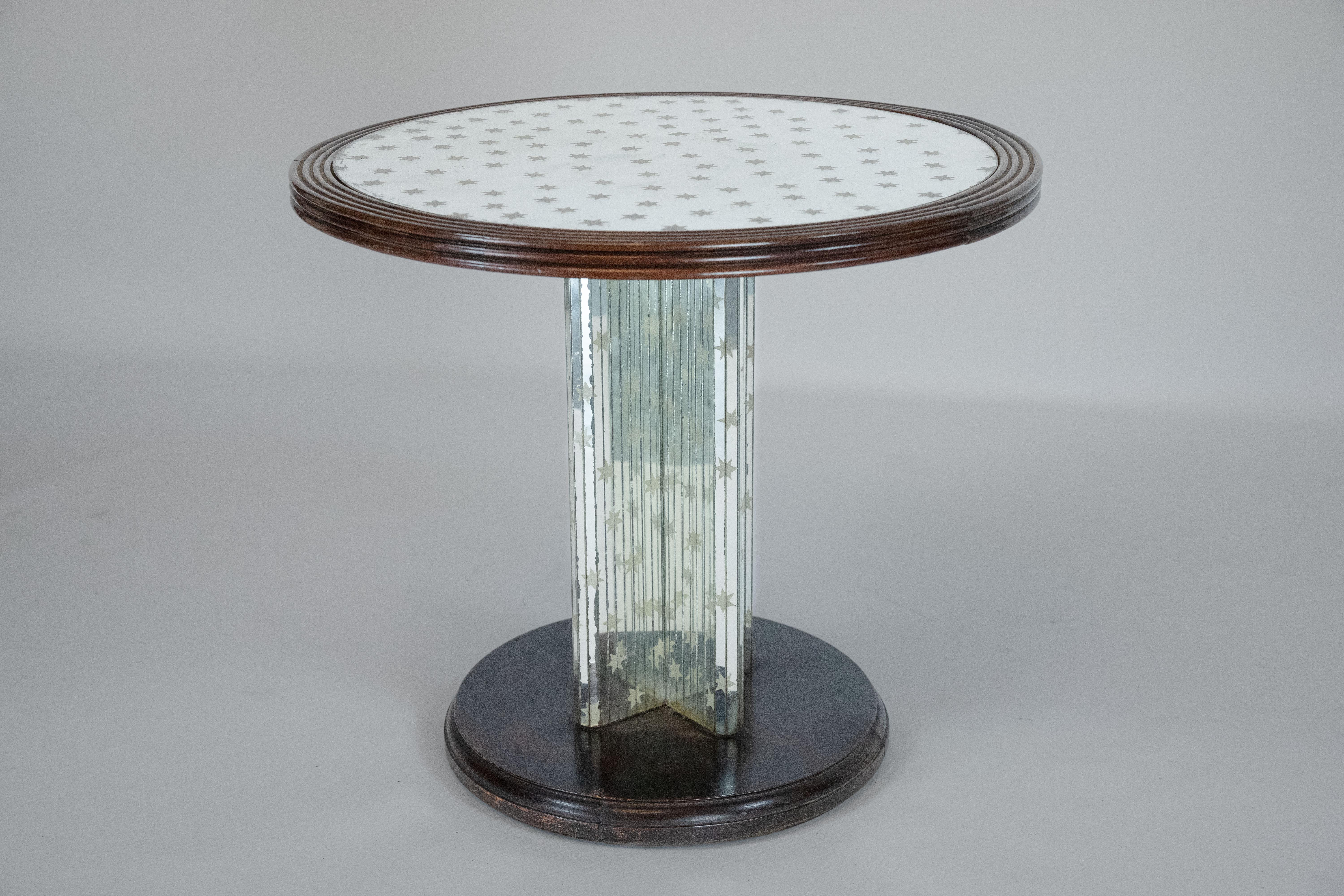 Miroir Table d'appoint italienne Art Deco Mirror des années 1930 en vente