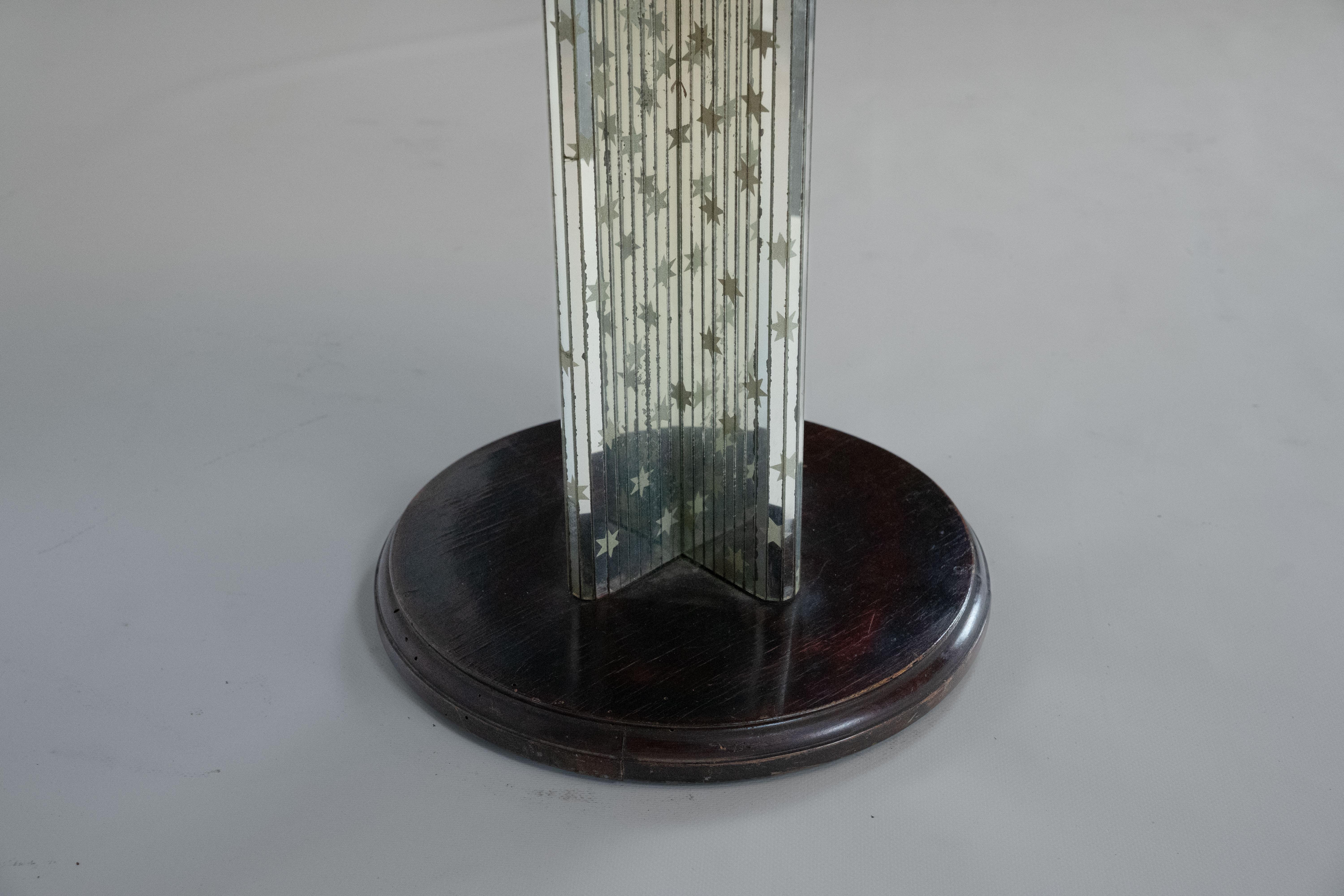 Table d'appoint italienne Art Deco Mirror des années 1930 en vente 1