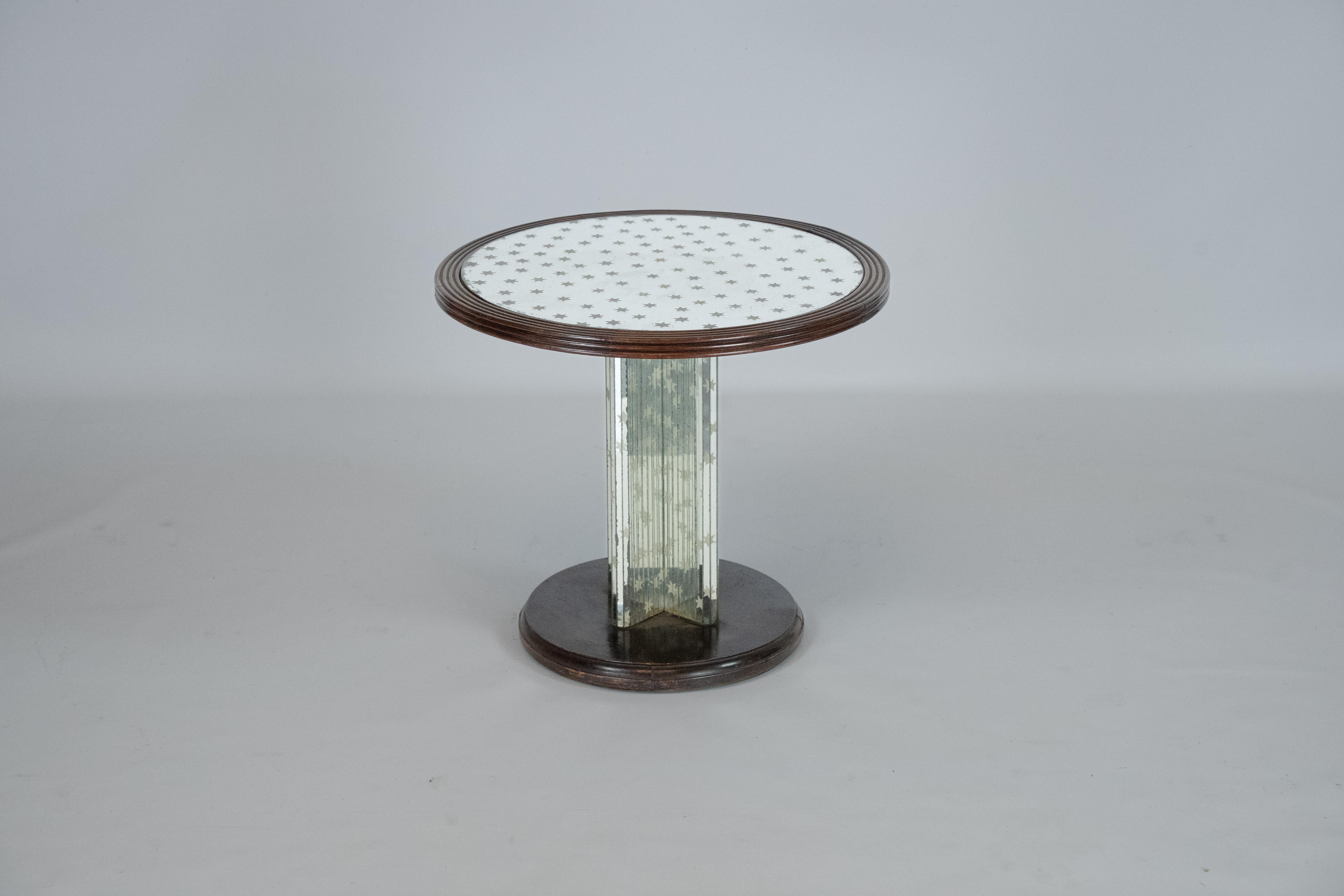 Table d'appoint italienne Art Deco Mirror des années 1930 en vente 3