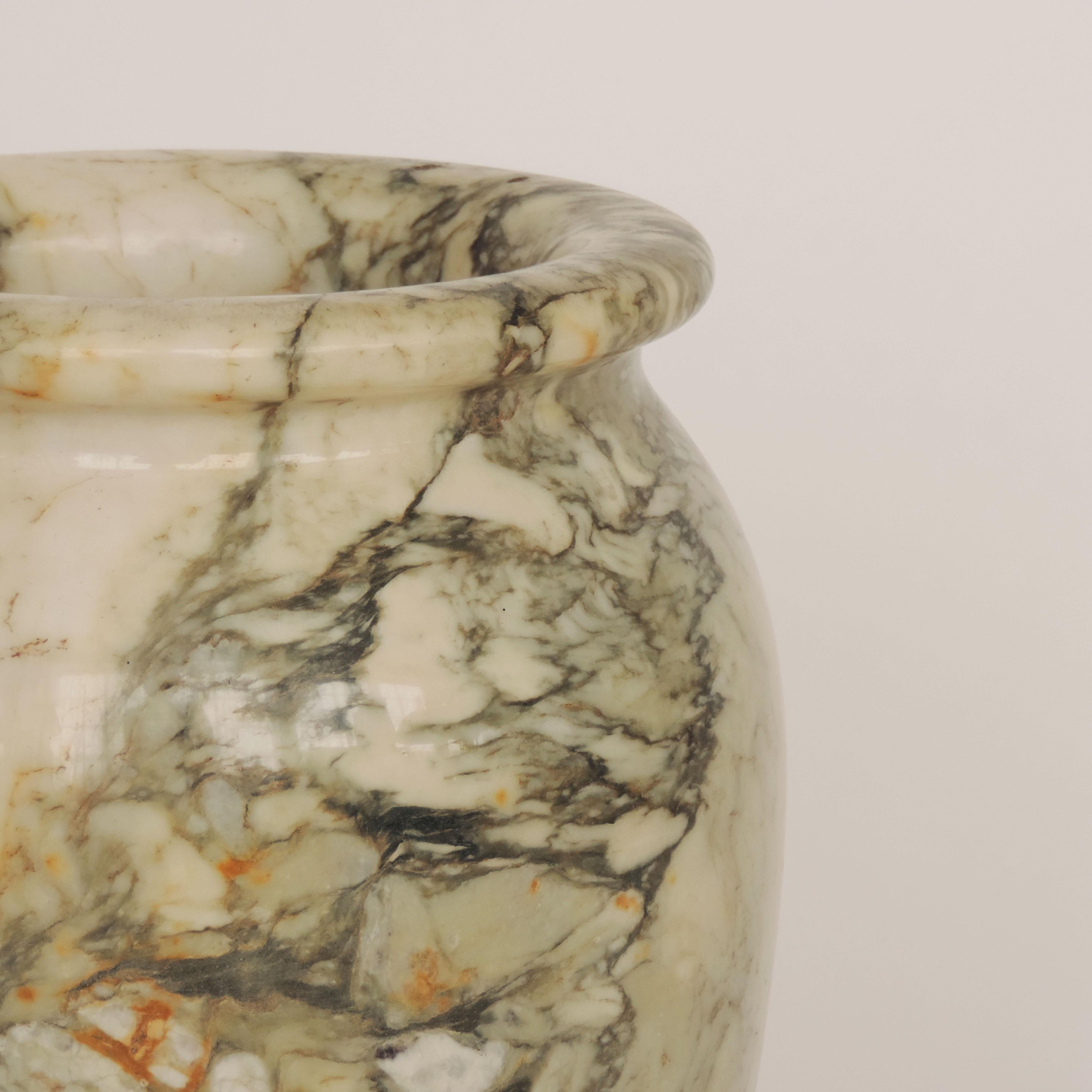 vintage marble vase