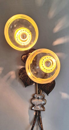 Italian Art Deco Murano Wall Sconce