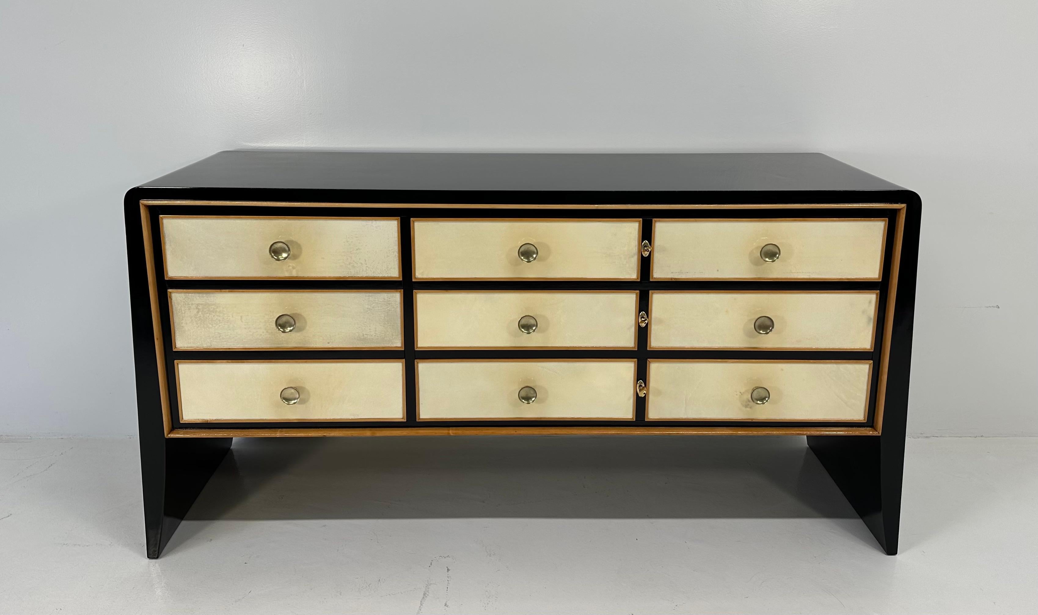 Art déco Commode italienne Art Déco Paolo Buffa, années 1940