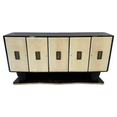 Parchment Paper Case Pieces and Storage Cabinets