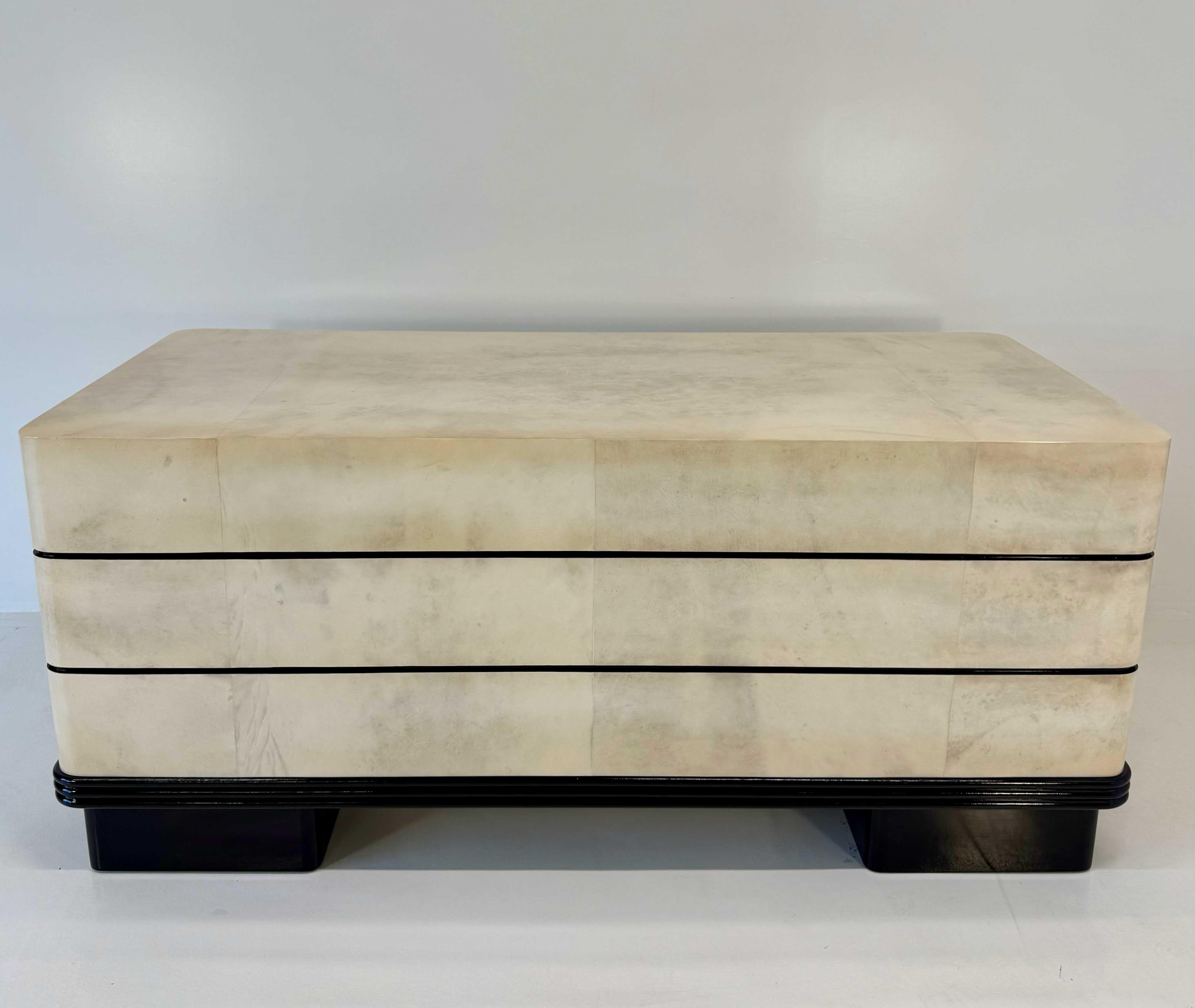 Bureau à parchemin Art déco italien attribué à Osvaldo Borsani, années 1940 en vente 6