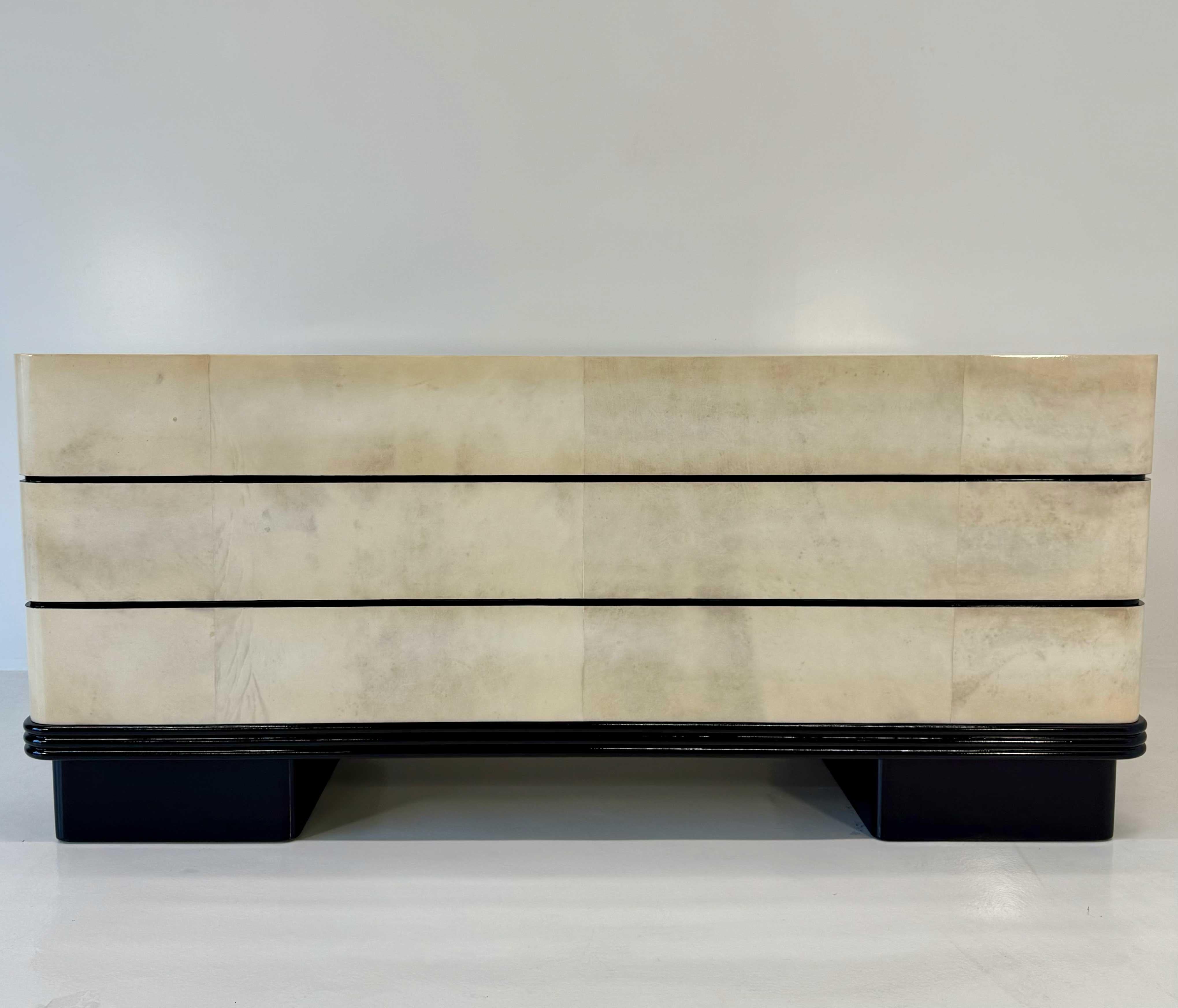 Bureau à parchemin Art déco italien attribué à Osvaldo Borsani, années 1940 en vente 5