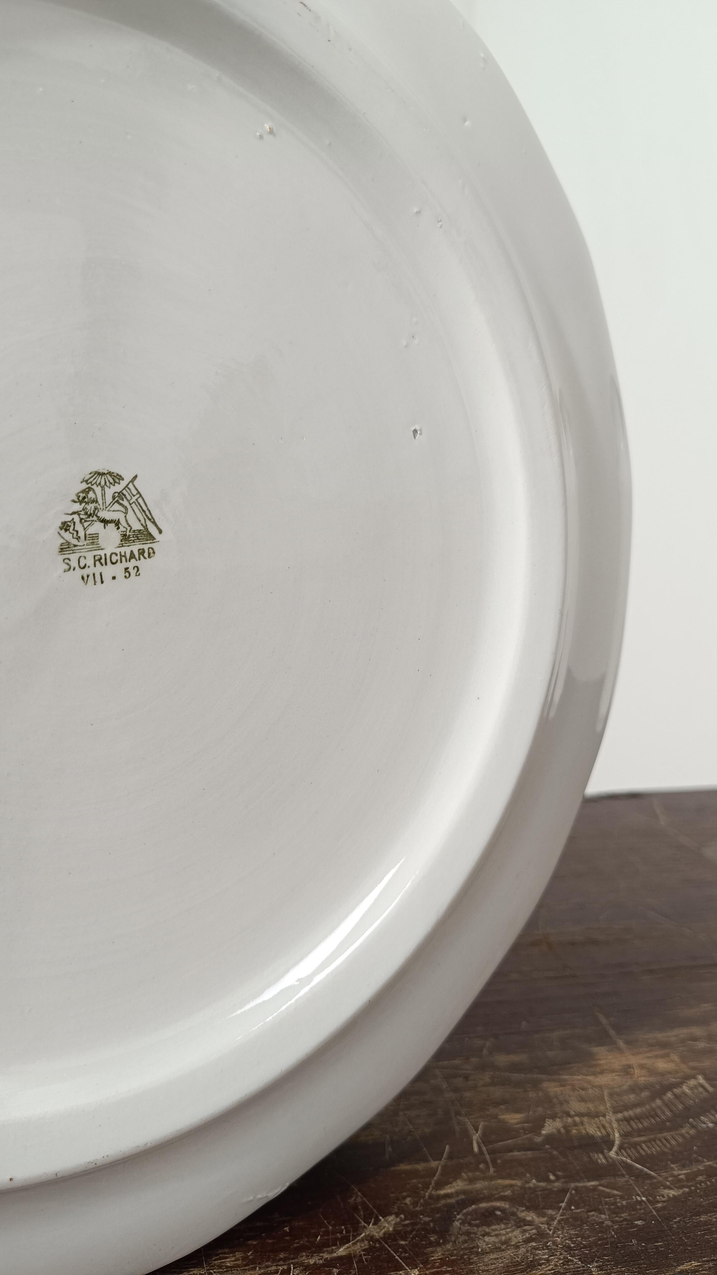 Pichet et lavabo Art déco italien par Società ceramica Richard Ginori en vente 10