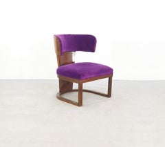 Italian Art Deco Rare Armchair by Ernesto Lapadula from 1930s