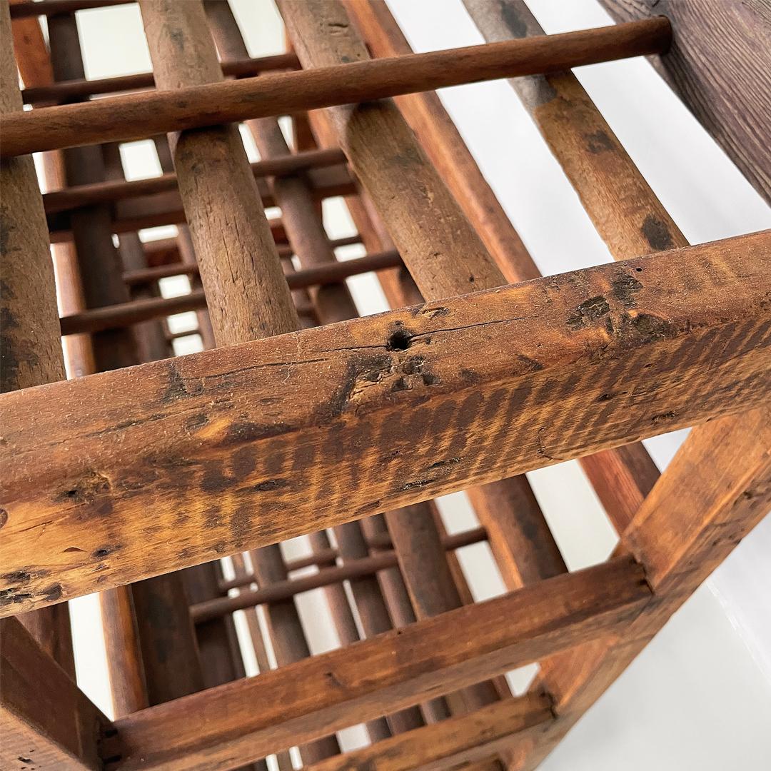 Italian art deco rectangular wooden cart, 1920s For Sale 8