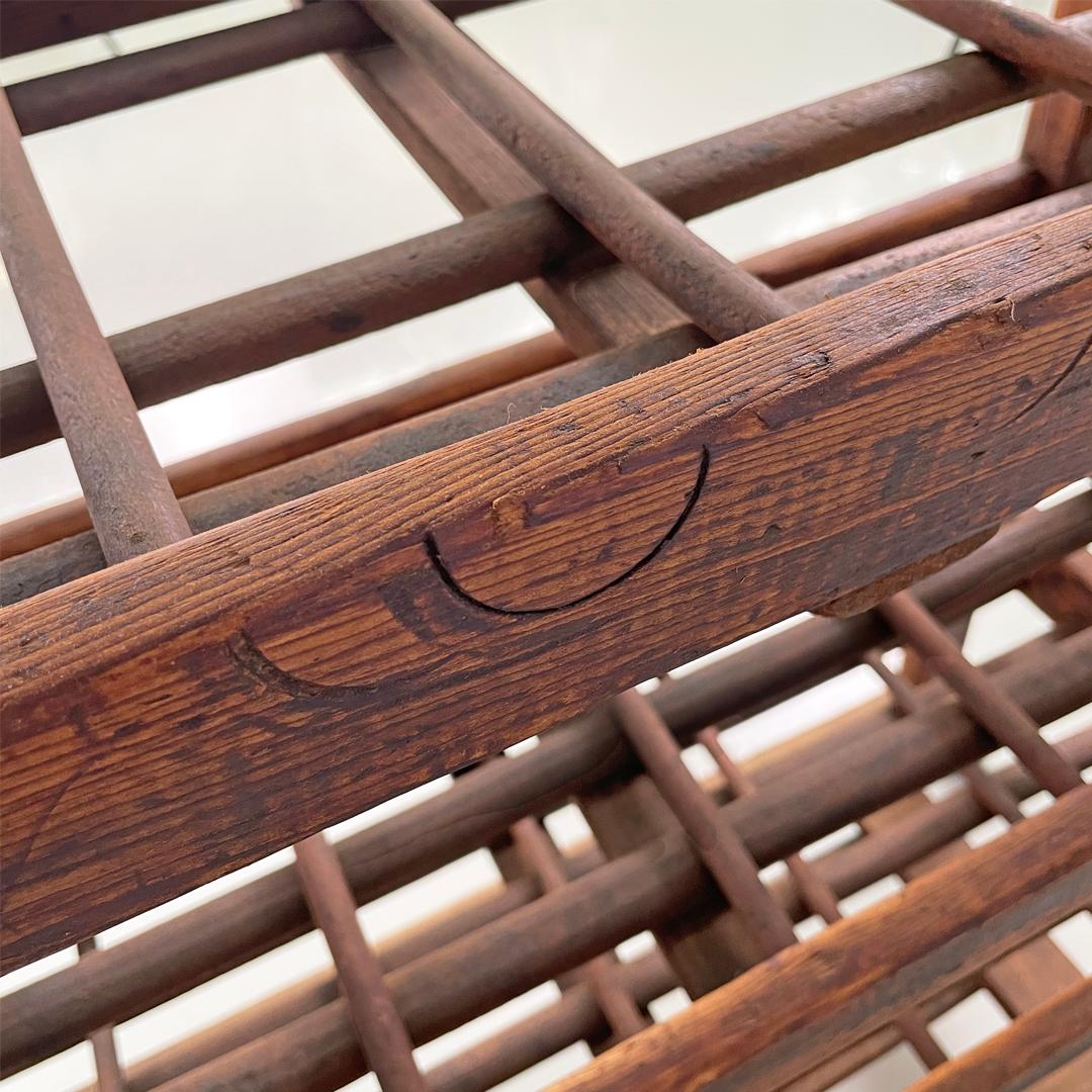 Italian art deco rectangular wooden cart, 1920s For Sale 9