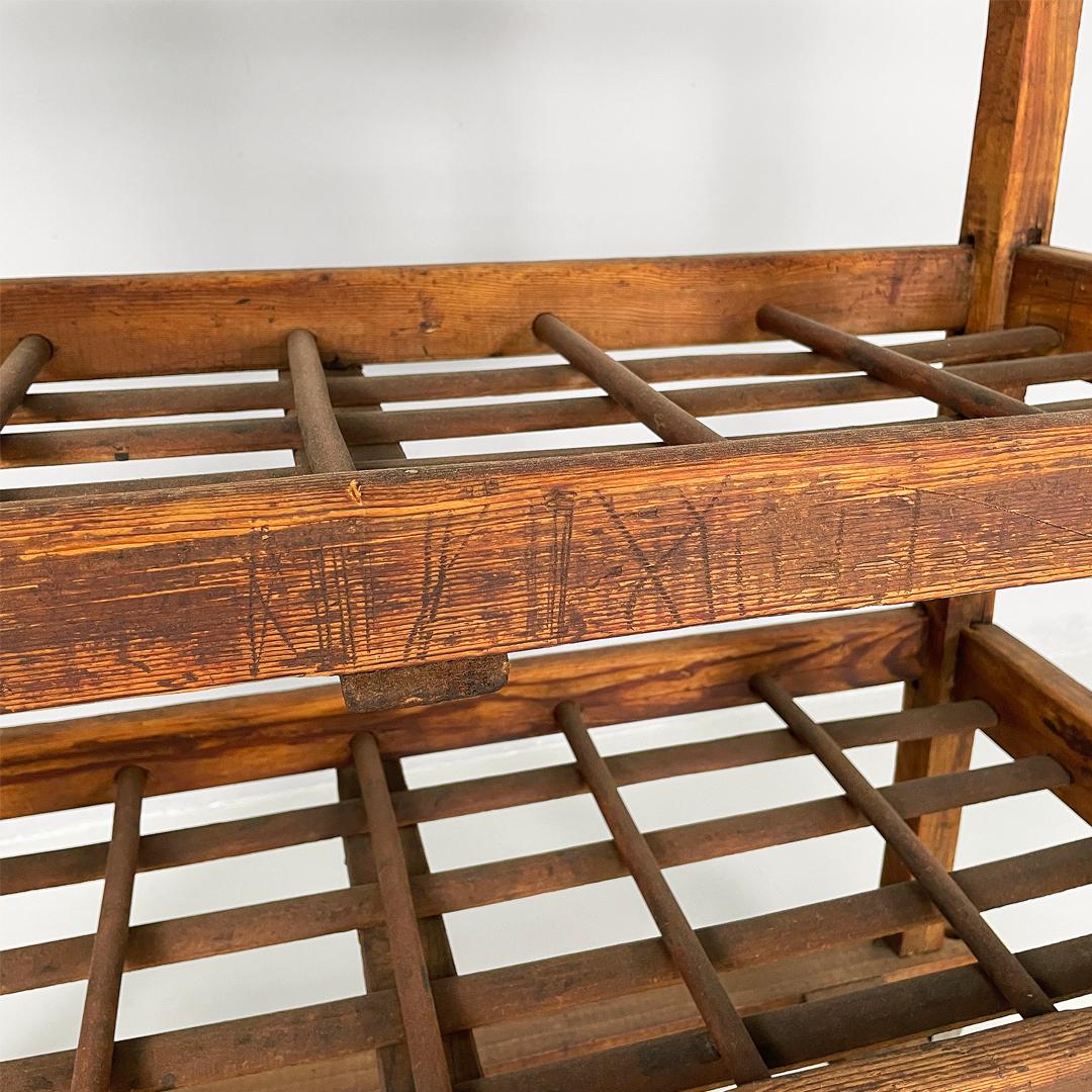 Italian art deco rectangular wooden cart, 1920s For Sale 10