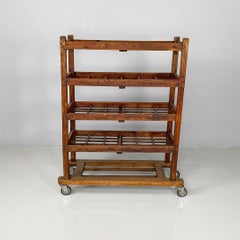 Italian art deco rectangular wooden cart, 1920s