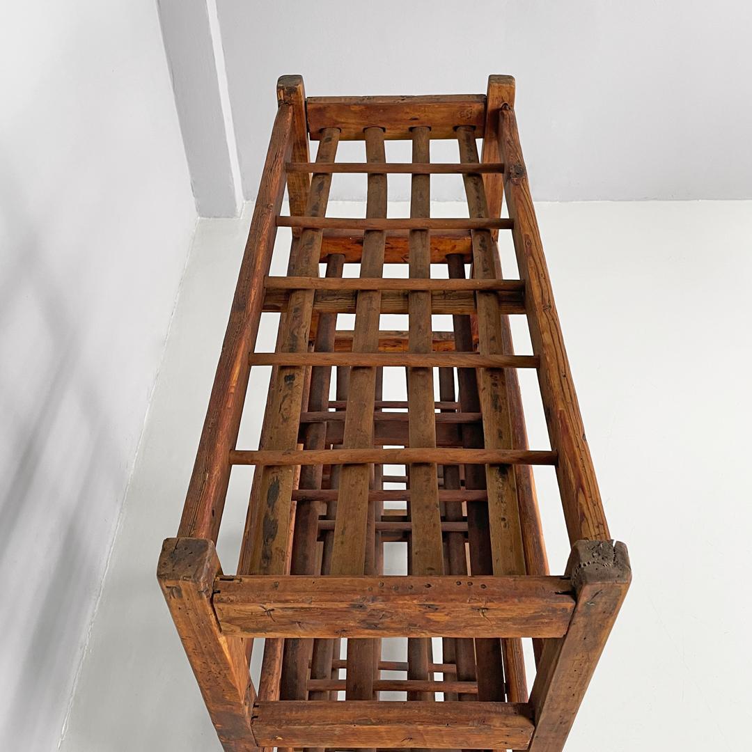 Italian art deco rectangular wooden cart, 1920s For Sale 2
