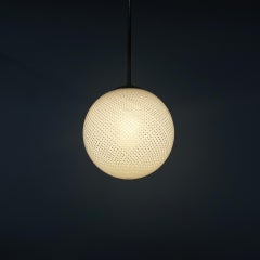 Italian Art Deco reticello Murano glass chandelier by Venini, 1920s