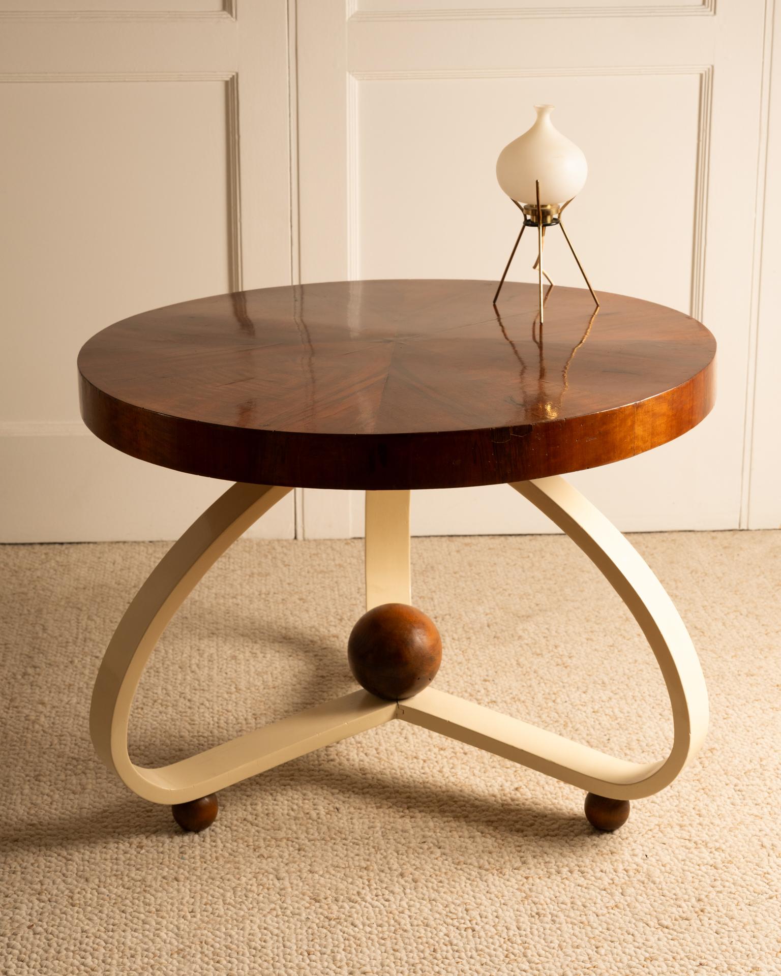 Italian art deco side table - 1930s 2
