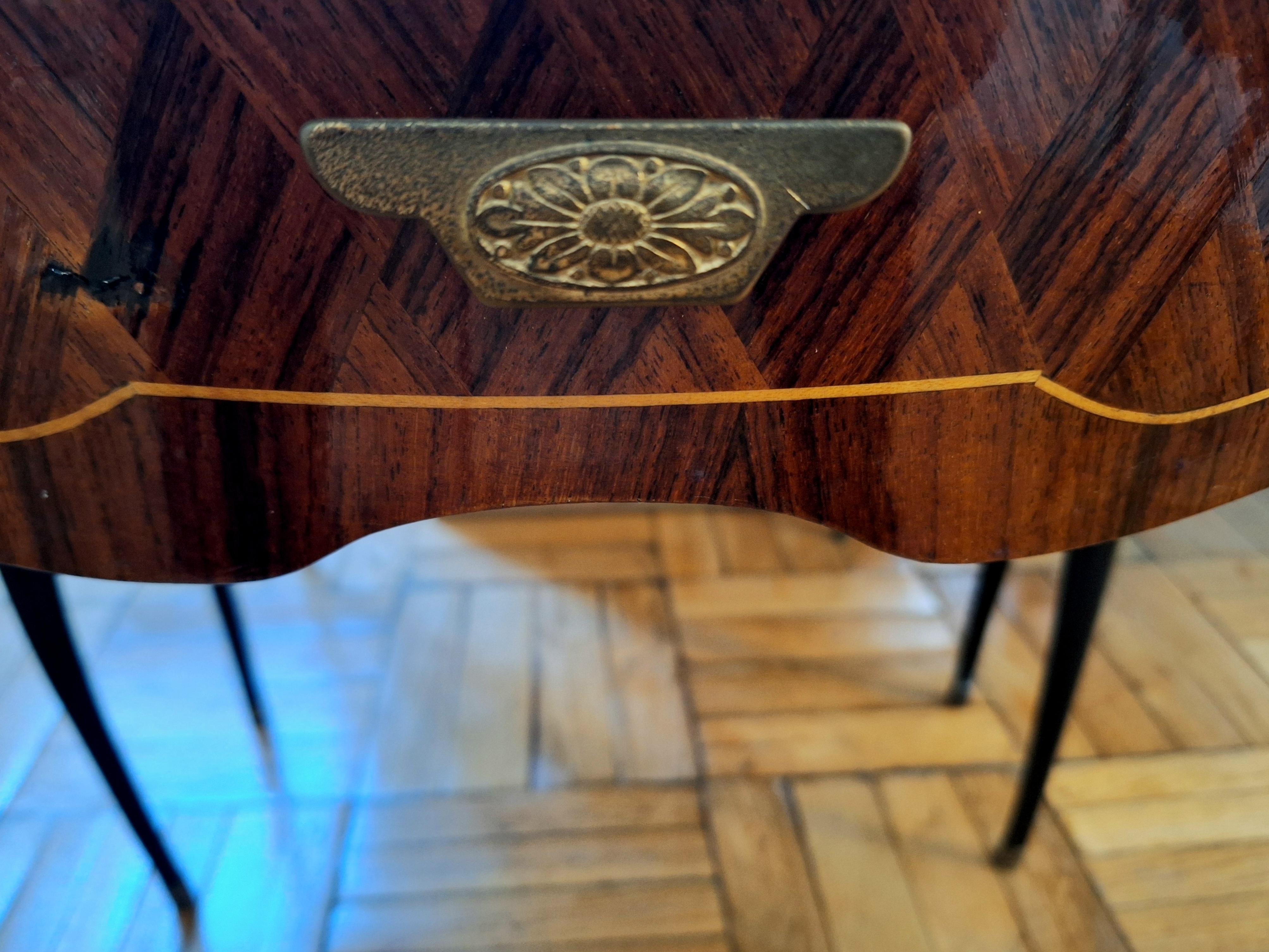 Mesa auxiliar Art Déco italiana - Mesillas de noche Madera en venta