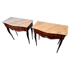 Mesa auxiliar Art Déco italiana - Mesillas de noche