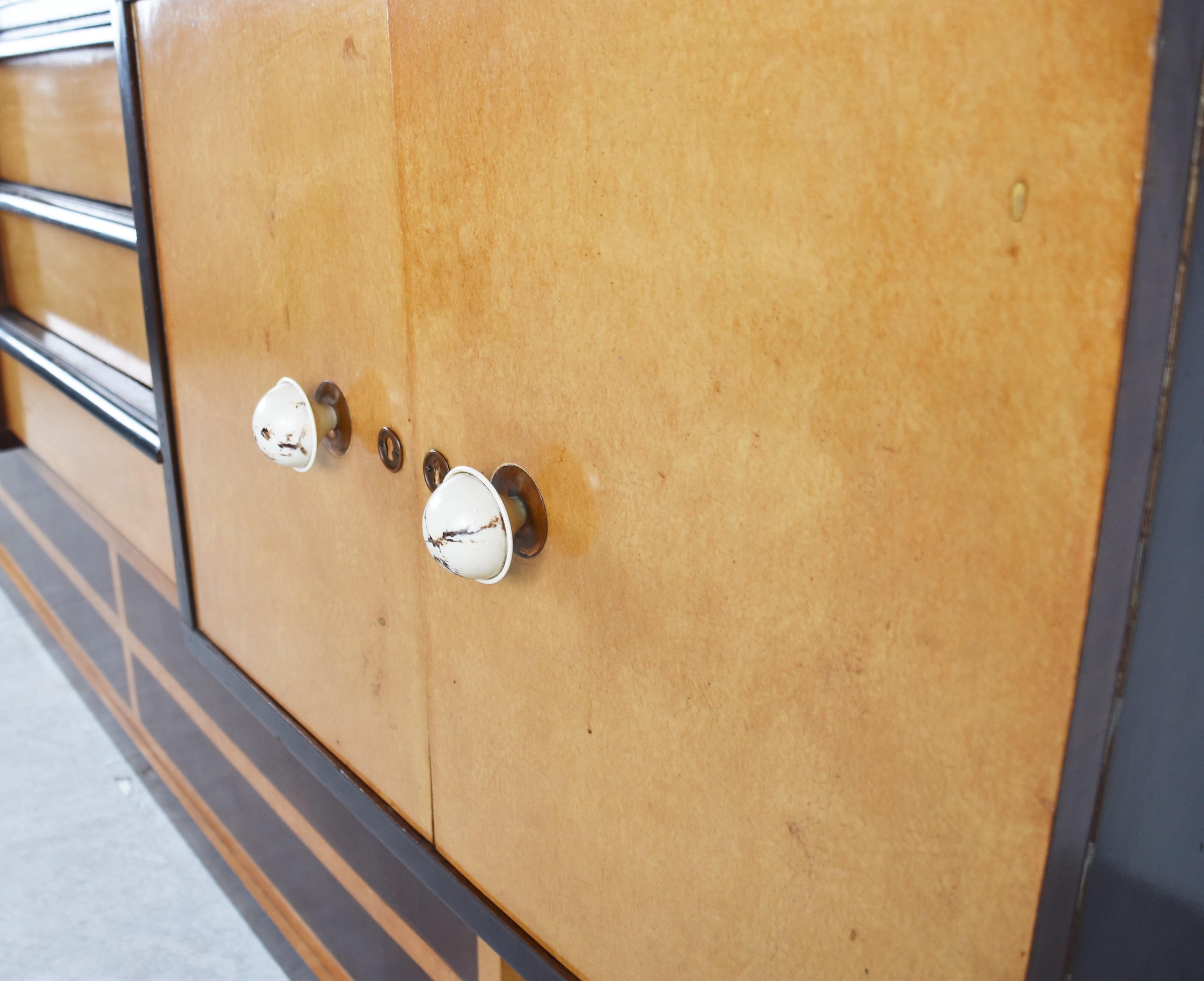 Italian Art Deco Sideboard, 1930s For Sale 2