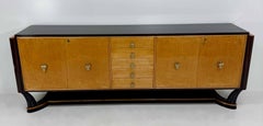 Buffet Art Déco italien attribué à Osvaldo Borsani en érable, fin des années 1940