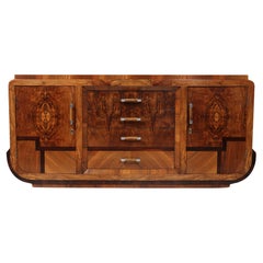 Italian Art Deco Sideboard in Walnut c1930