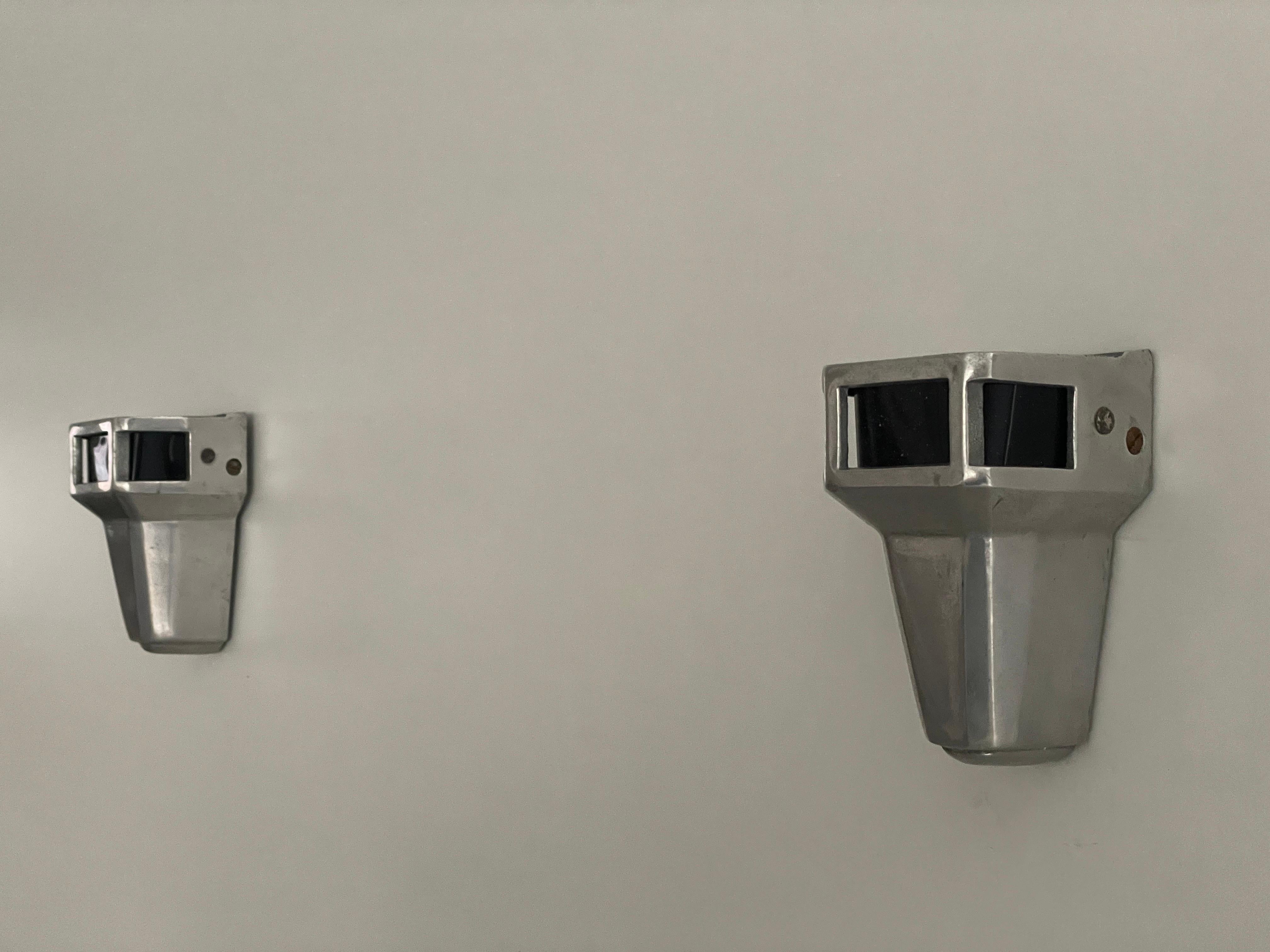 Italian Art Deco Small Pair of Sconces, 1940s, Italy In Excellent Condition For Sale In Hagenbach, DE