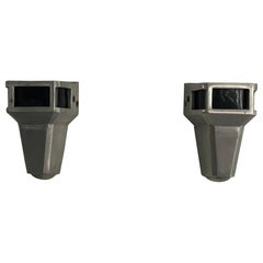 Italian Art Deco Small Pair of Sconces, 1940s, Italy