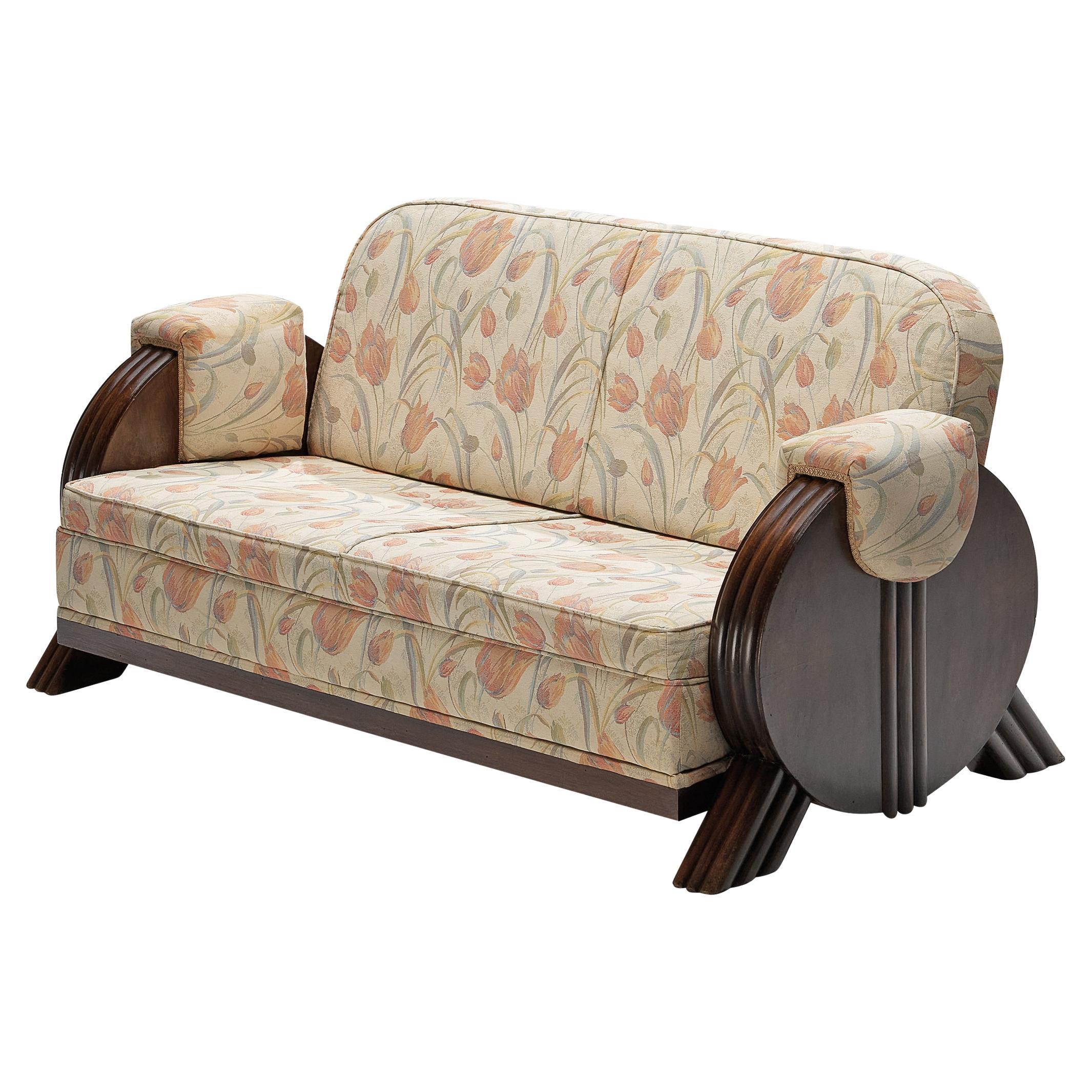 Art Deco Sofas - 302 For Sale at 1stDibs | vintage sofa, vintage couch,  curved art deco sofa