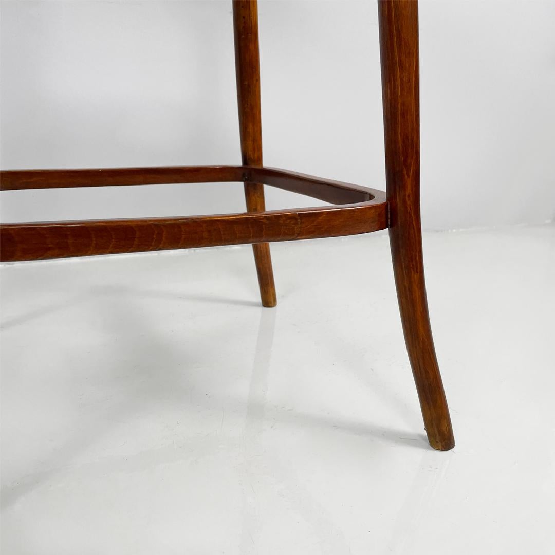Socle carré en bois art déco italien, années 1920 en vente 8