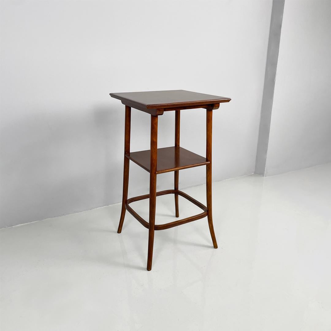 Art déco Socle carré en bois art déco italien, années 1920 en vente